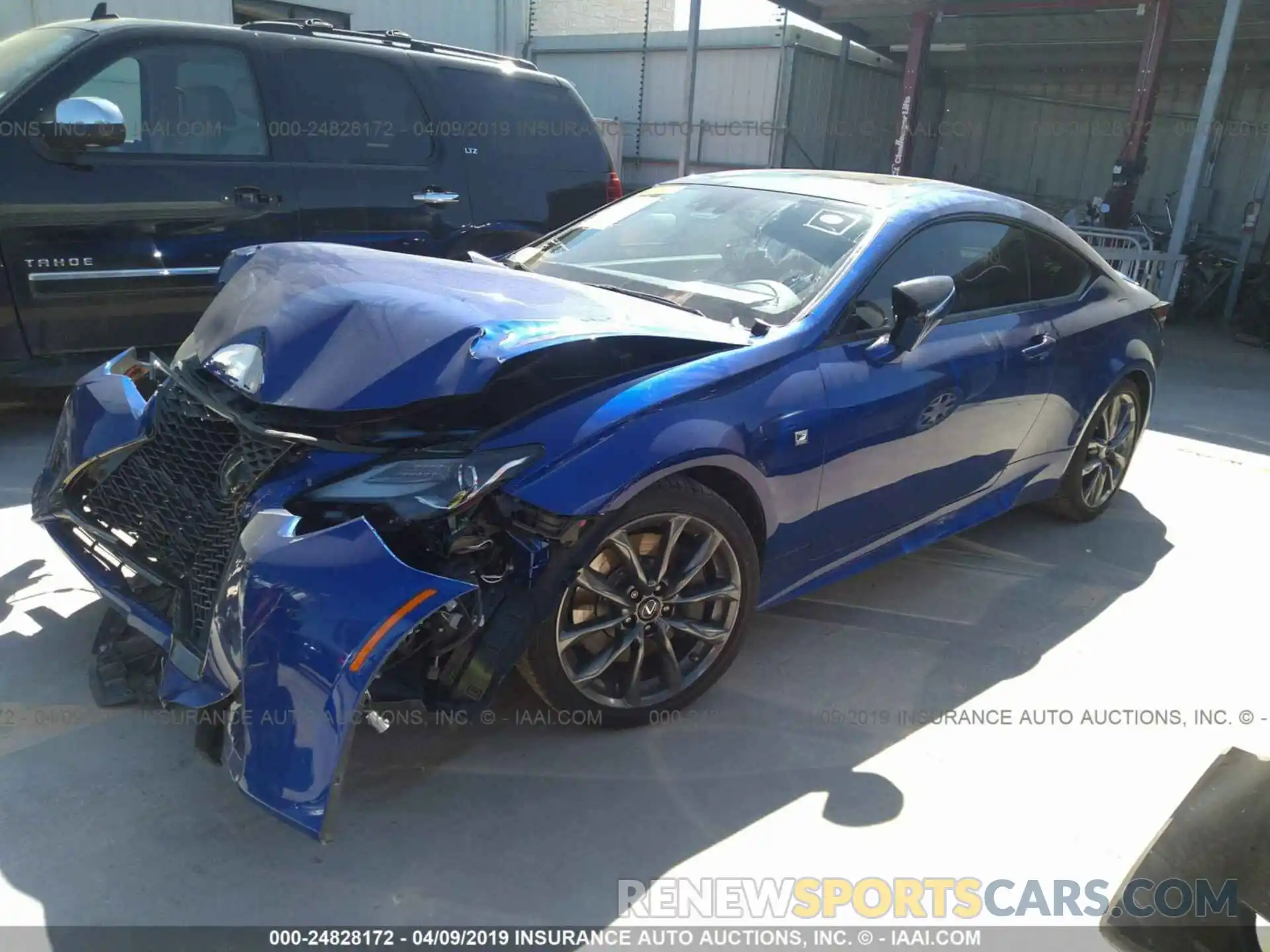 2 Photograph of a damaged car JTHHA5BC4K5009129 LEXUS RC 2019