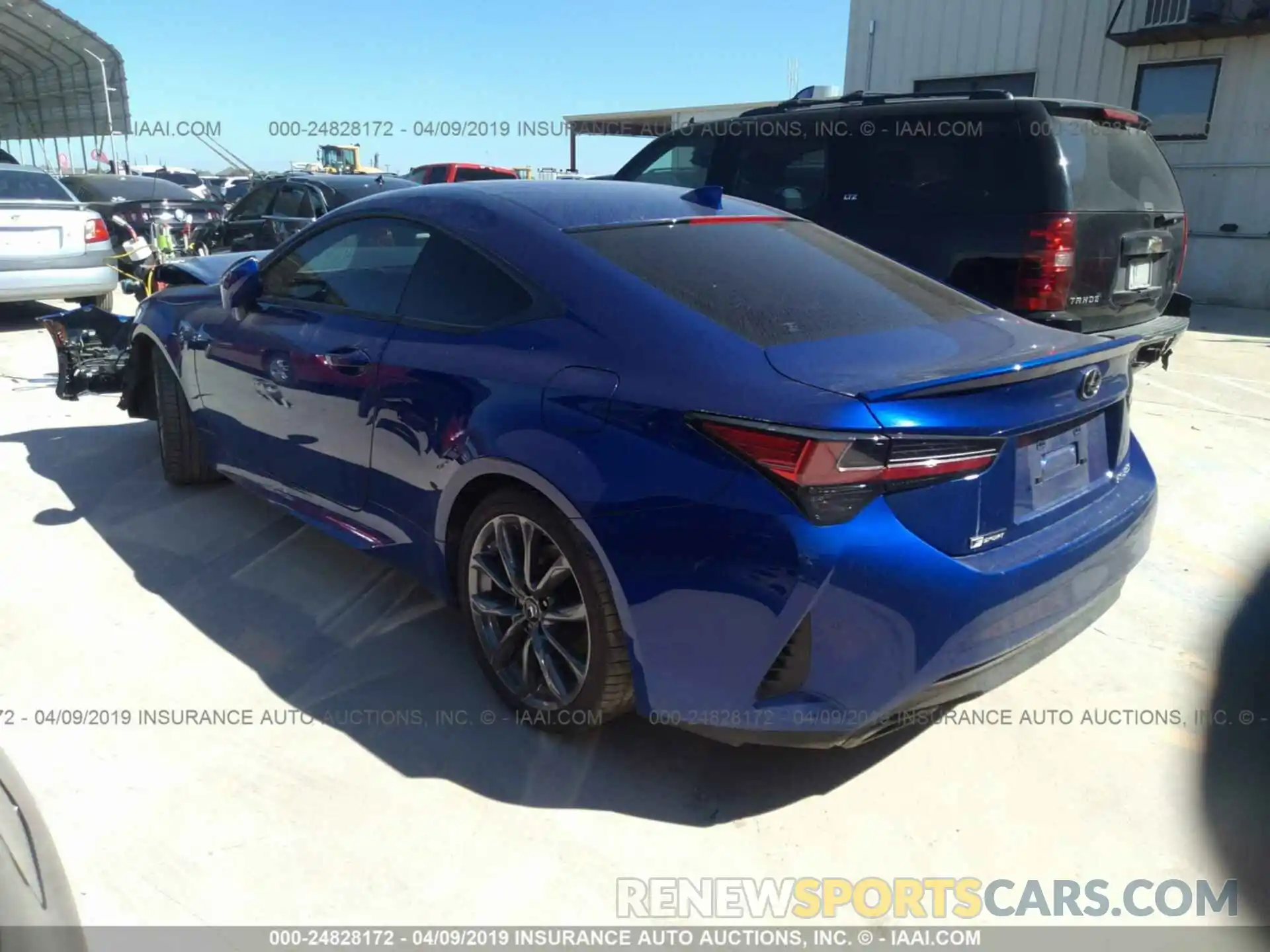 3 Photograph of a damaged car JTHHA5BC4K5009129 LEXUS RC 2019