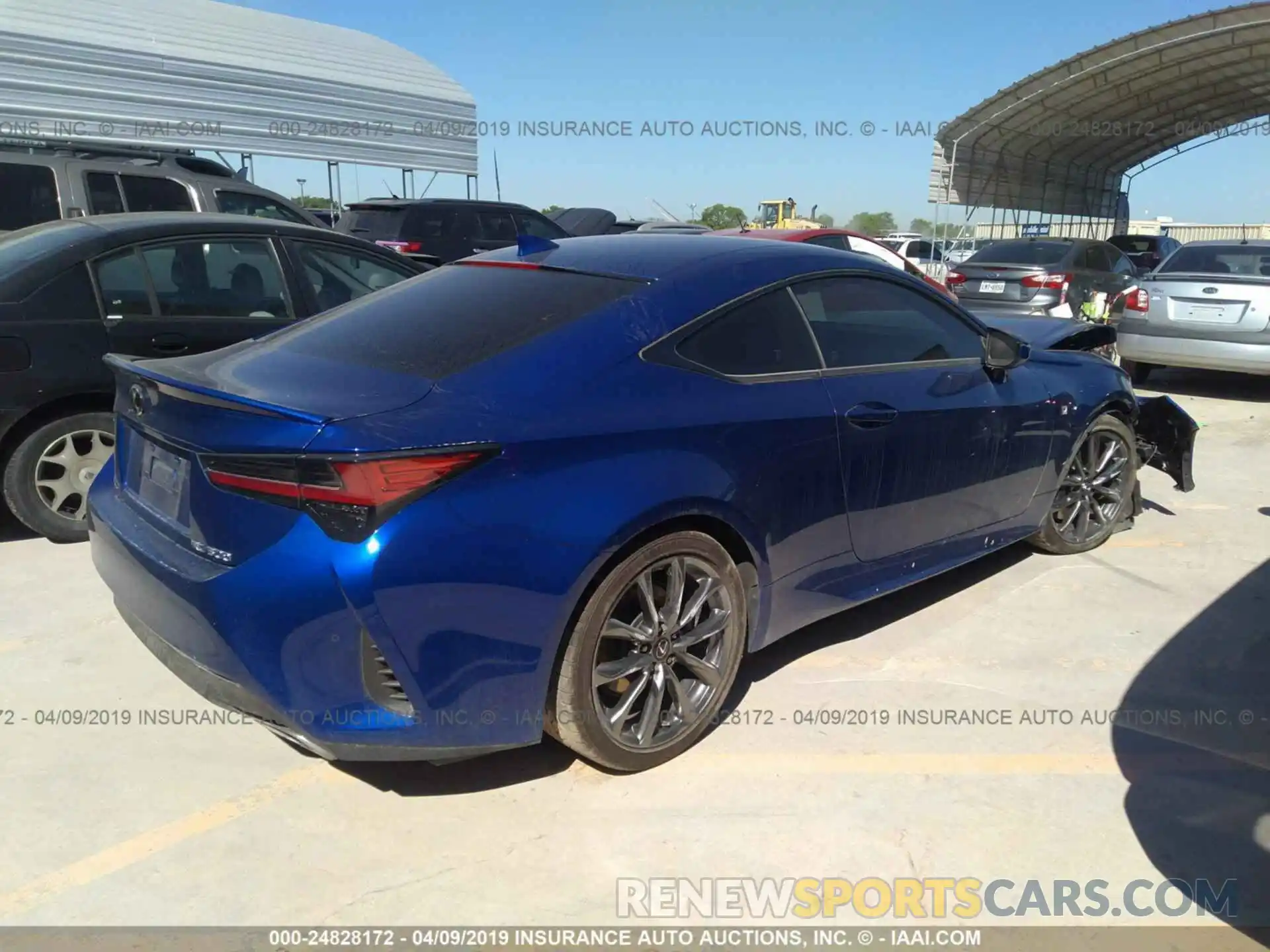 4 Photograph of a damaged car JTHHA5BC4K5009129 LEXUS RC 2019