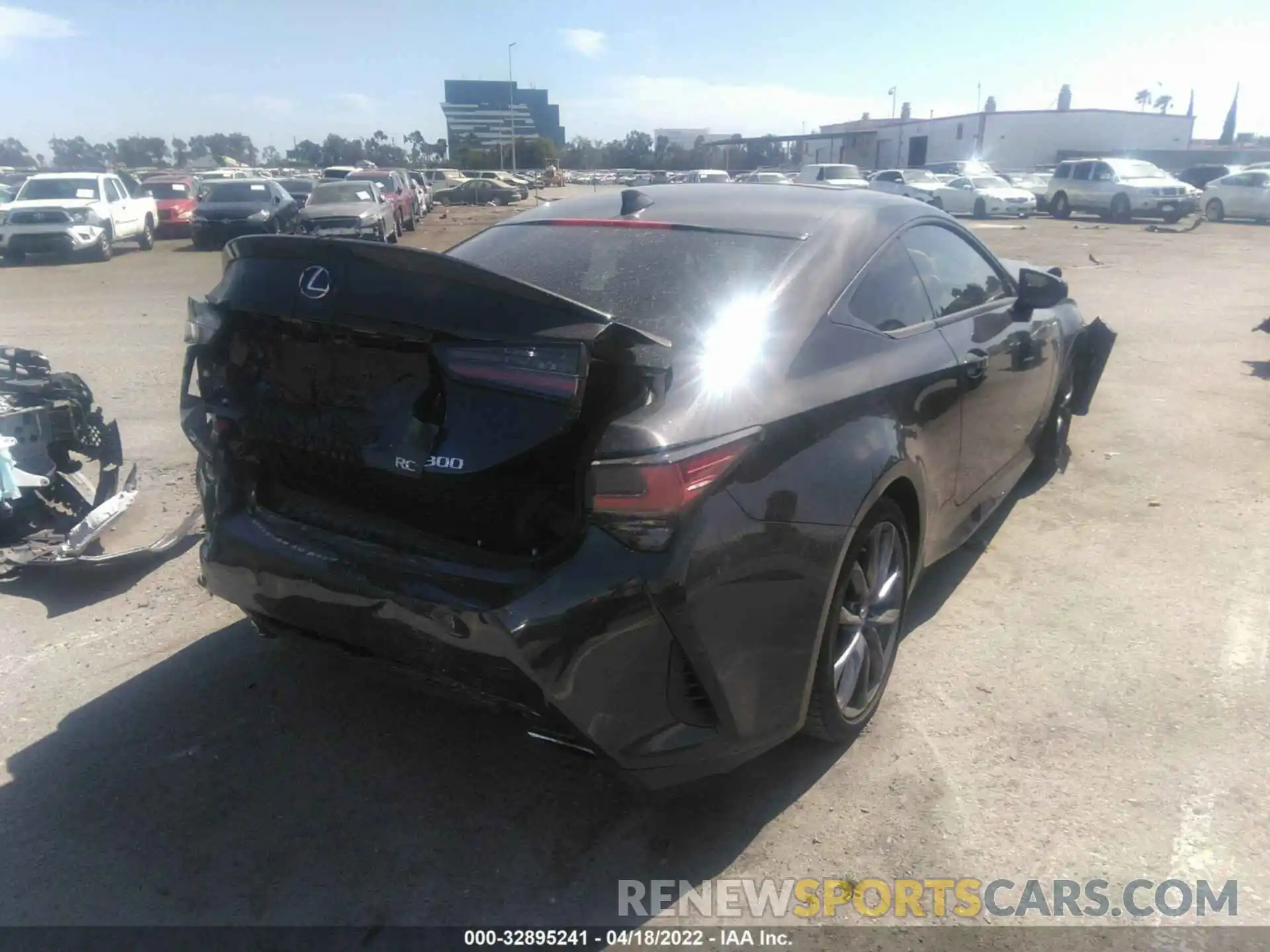 4 Фотография поврежденного автомобиля JTHHA5BC6K5009553 LEXUS RC 2019