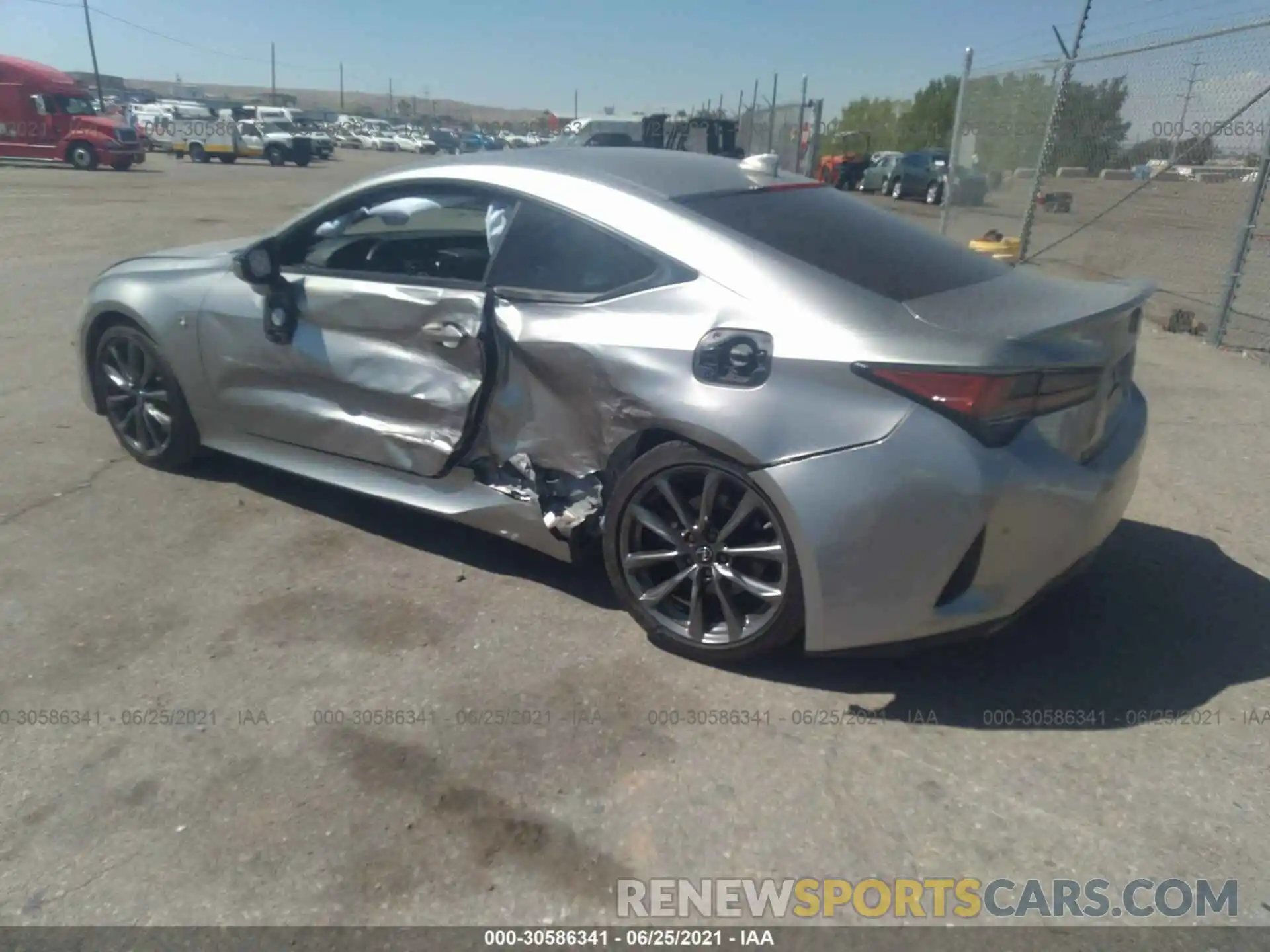 3 Photograph of a damaged car JTHHA5BC9K5009160 LEXUS RC 2019