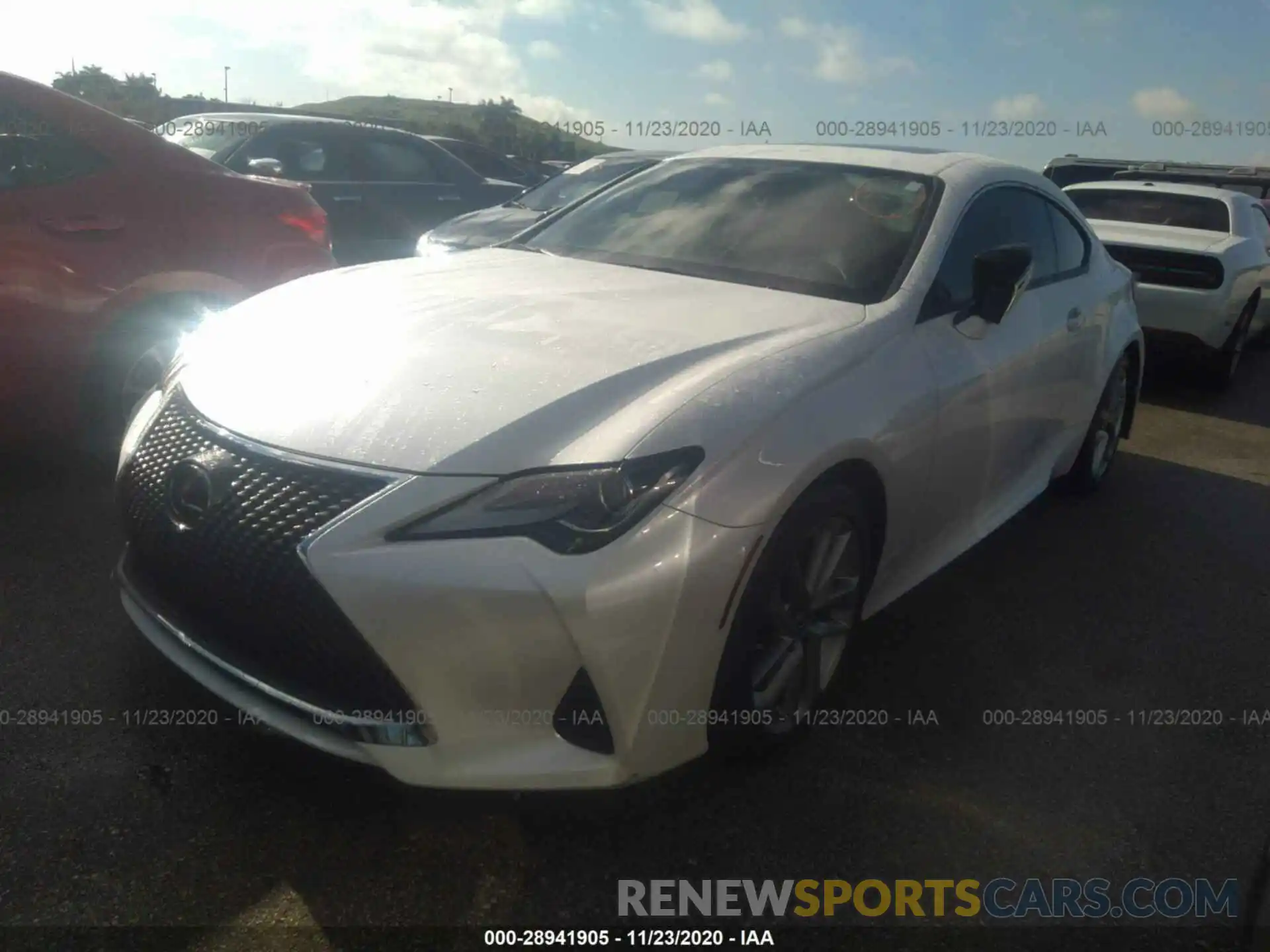 2 Photograph of a damaged car JTHHA5BC9K5009269 LEXUS RC 2019