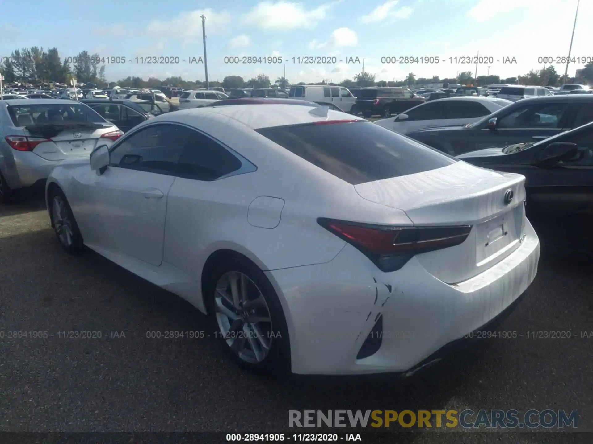 3 Photograph of a damaged car JTHHA5BC9K5009269 LEXUS RC 2019