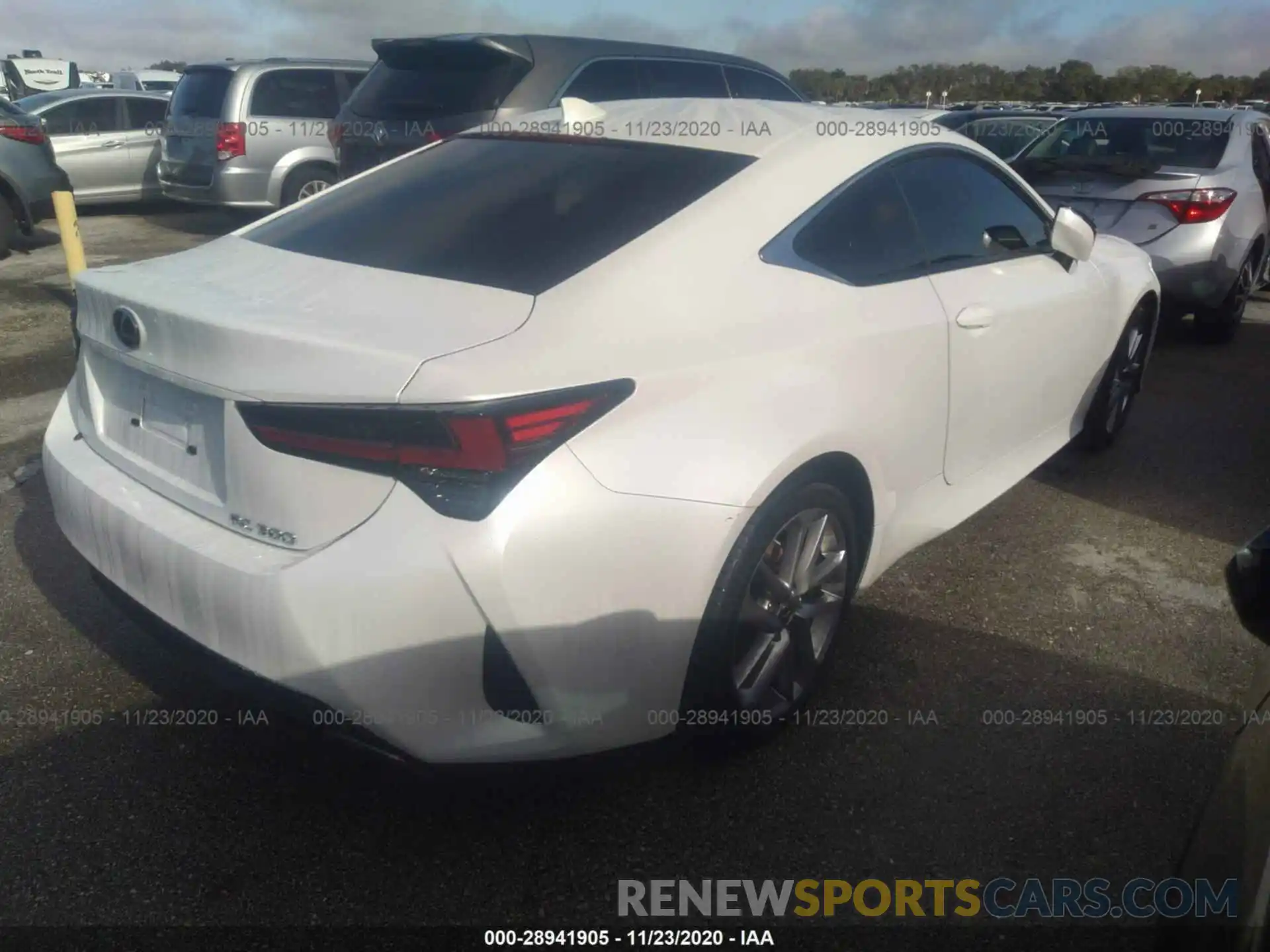 4 Фотография поврежденного автомобиля JTHHA5BC9K5009269 LEXUS RC 2019