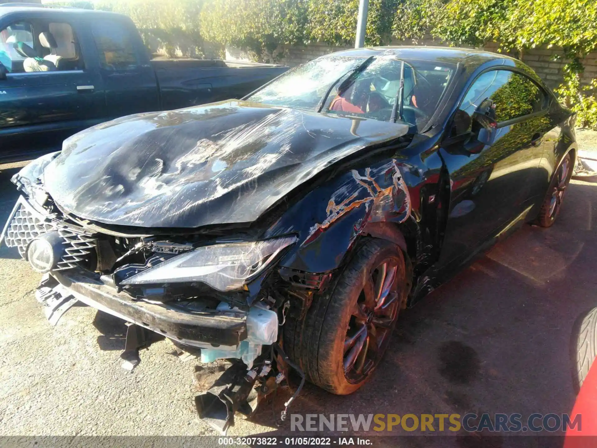 2 Photograph of a damaged car JTHHA5BC9K5009689 LEXUS RC 2019