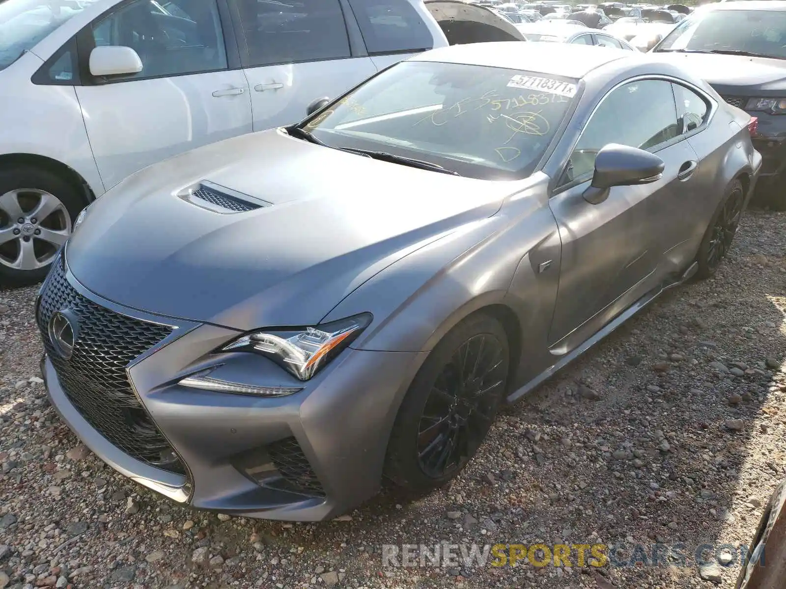 2 Фотография поврежденного автомобиля JTHHP5BC3K5007001 LEXUS RC 2019