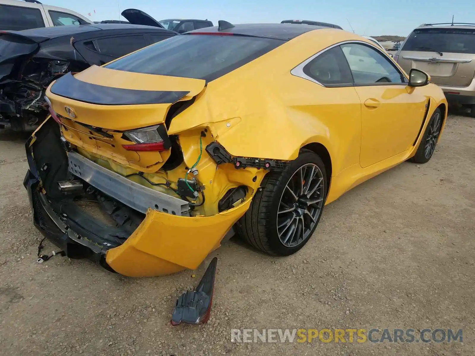 4 Photograph of a damaged car JTHHP5BC5K5007064 LEXUS RC 2019