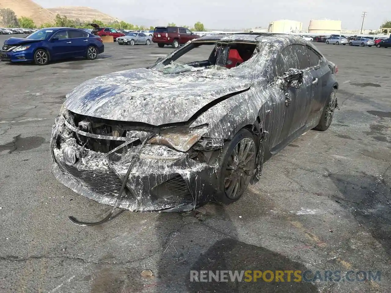 2 Photograph of a damaged car JTHHP5BC6K5007249 LEXUS RC 2019