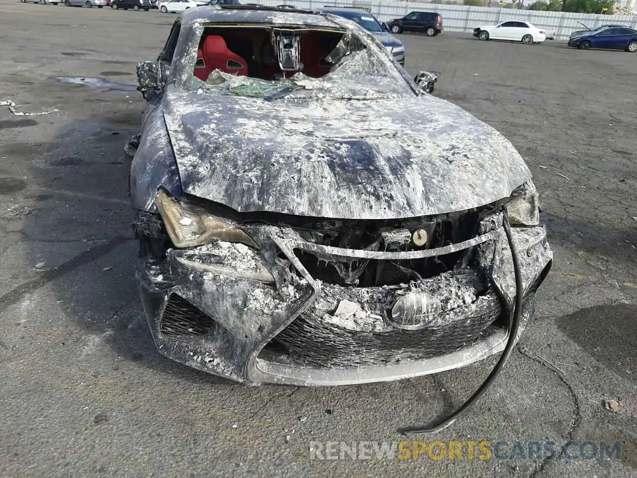 9 Photograph of a damaged car JTHHP5BC6K5007249 LEXUS RC 2019