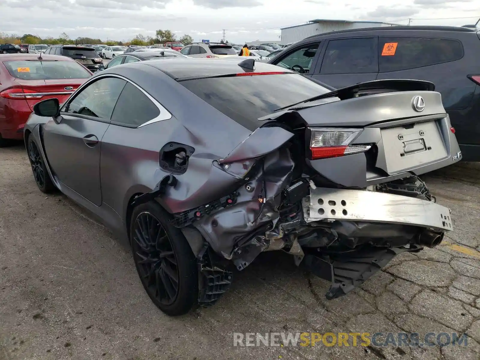 3 Photograph of a damaged car JTHHP5BC8K5006975 LEXUS RC 2019