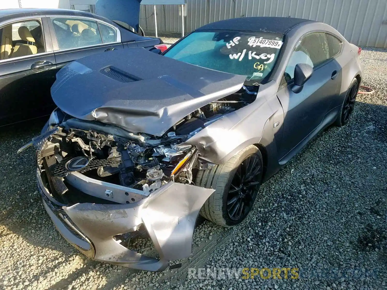 2 Photograph of a damaged car JTHHP5BC9K5006998 LEXUS RC 2019