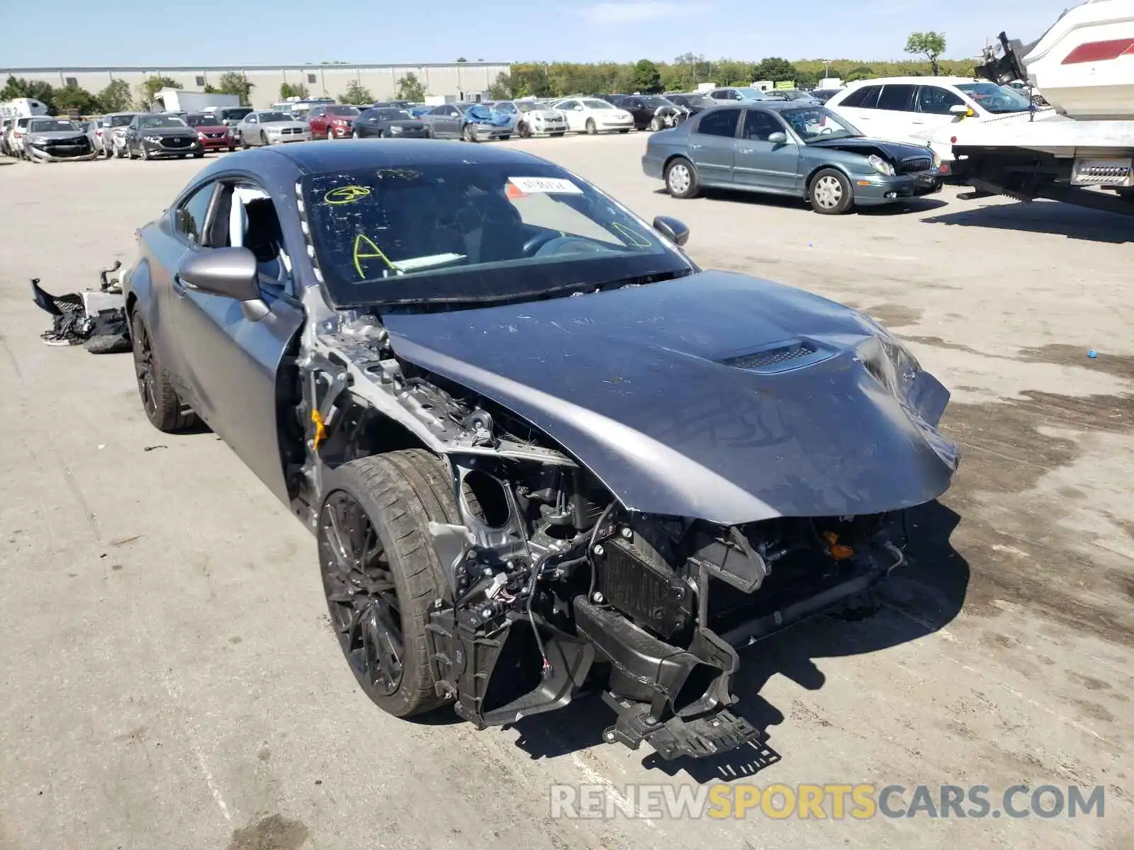 1 Photograph of a damaged car JTHHP5BCXK5006895 LEXUS RC 2019