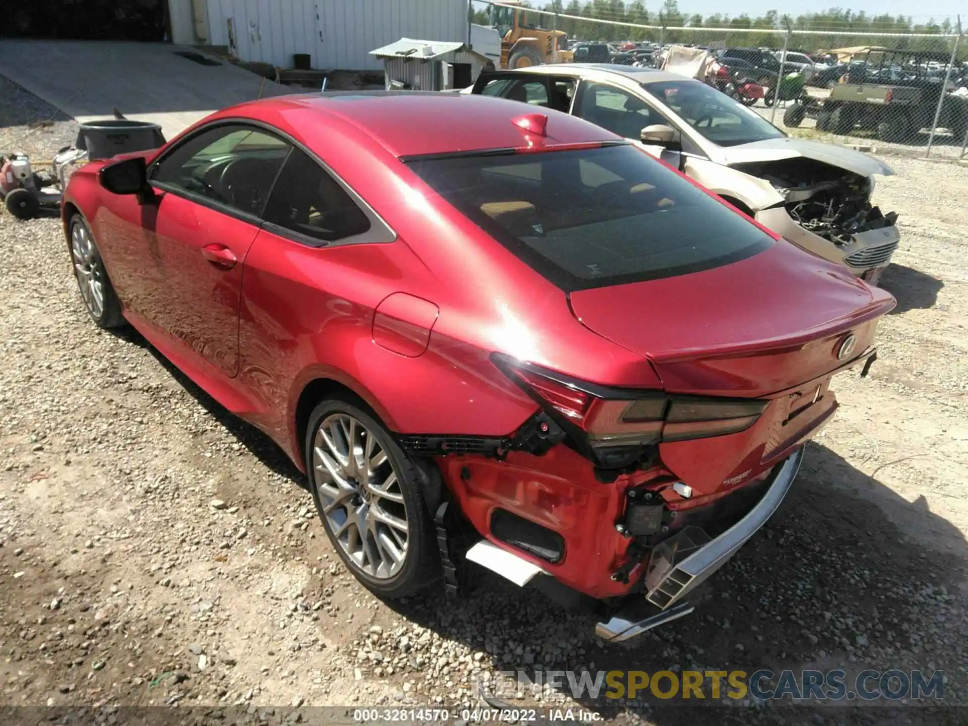 3 Photograph of a damaged car JTHHZ5BC0K5019312 LEXUS RC 2019