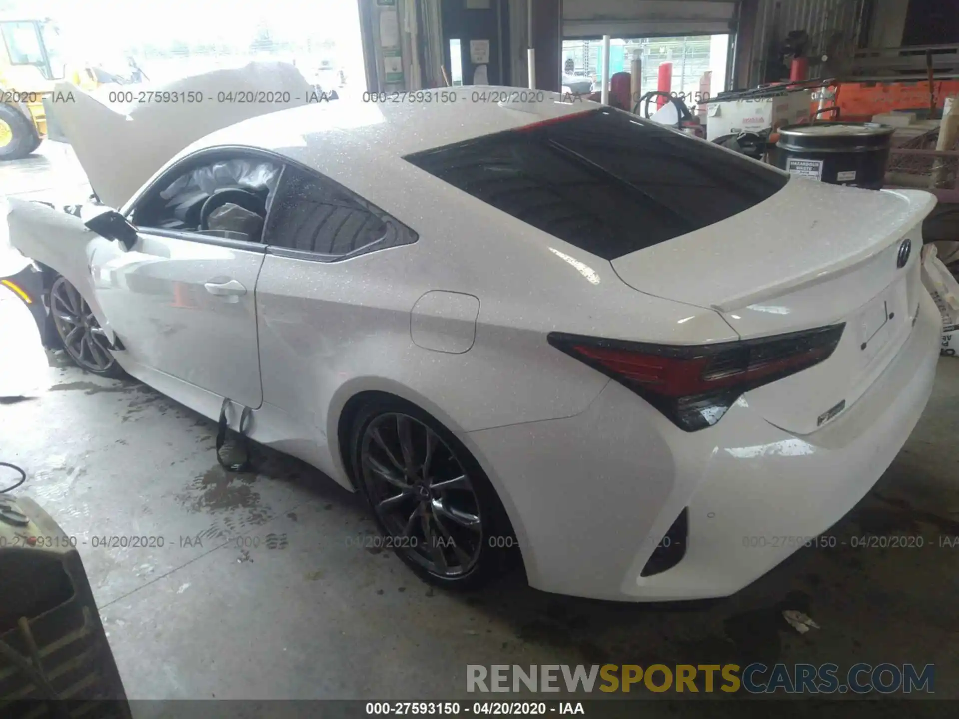 3 Фотография поврежденного автомобиля JTHHZ5BC0K5021142 LEXUS RC 2019