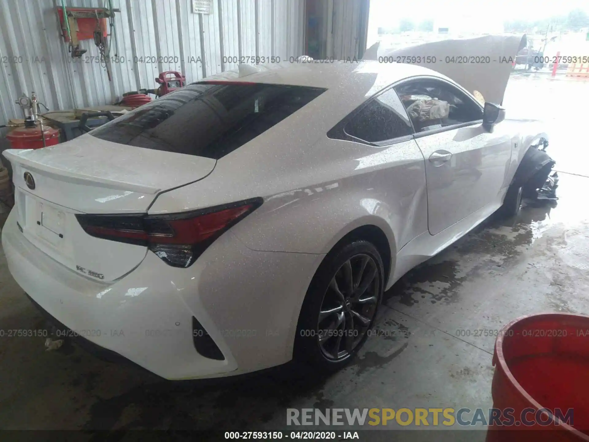 4 Фотография поврежденного автомобиля JTHHZ5BC0K5021142 LEXUS RC 2019