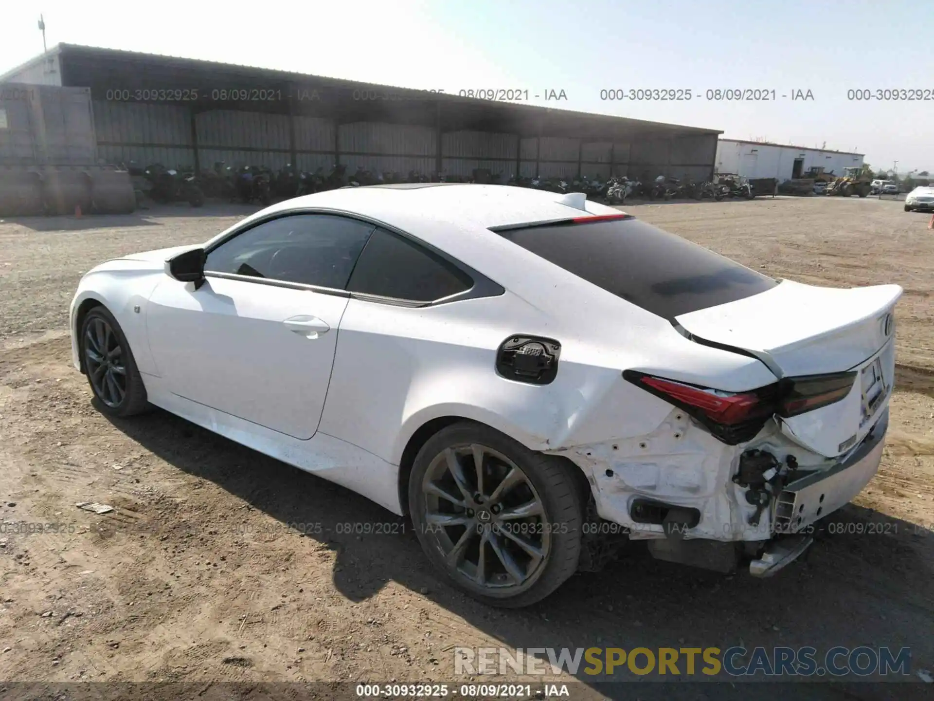 3 Photograph of a damaged car JTHHZ5BC1K5020338 LEXUS RC 2019