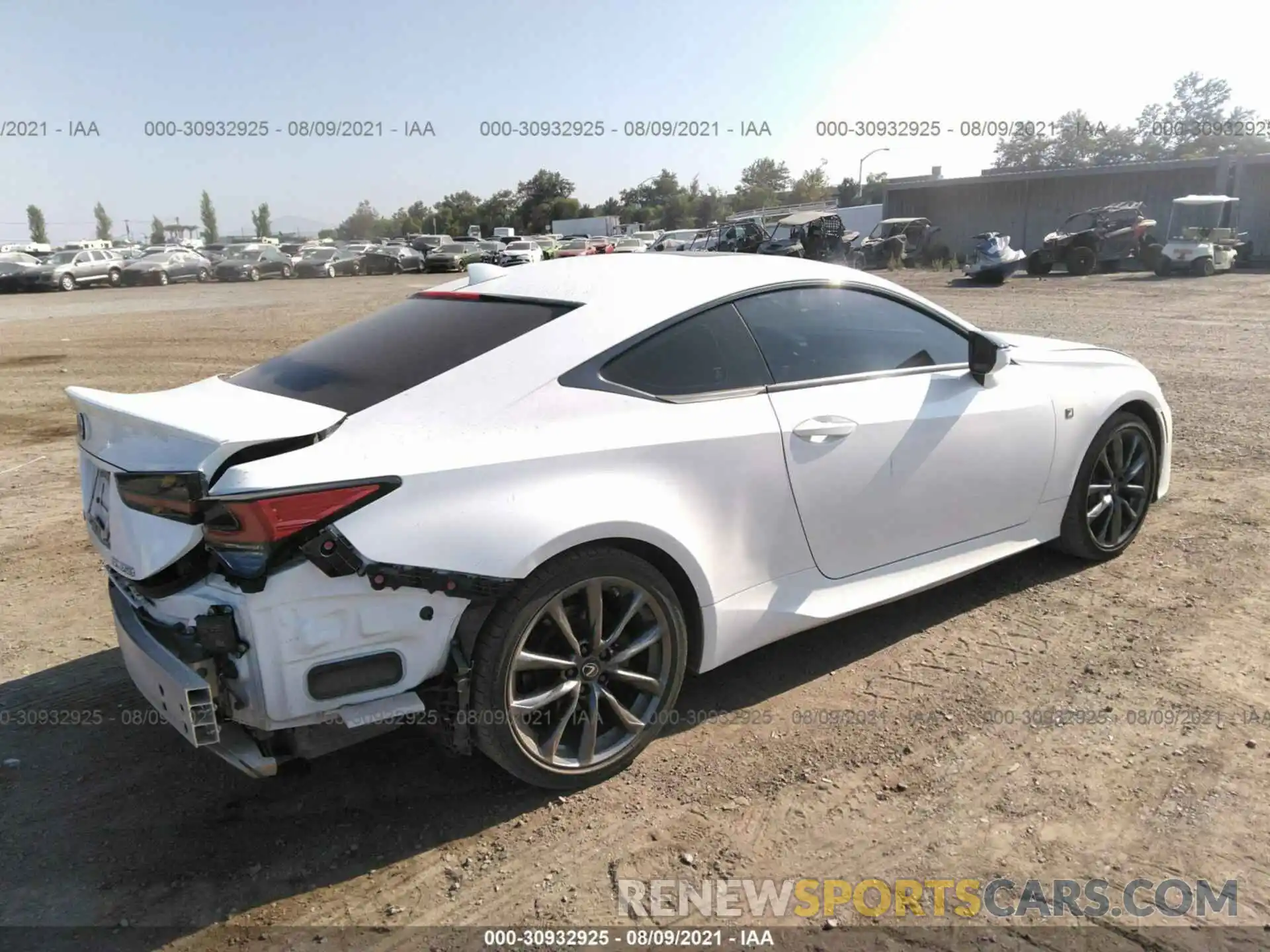 4 Фотография поврежденного автомобиля JTHHZ5BC1K5020338 LEXUS RC 2019