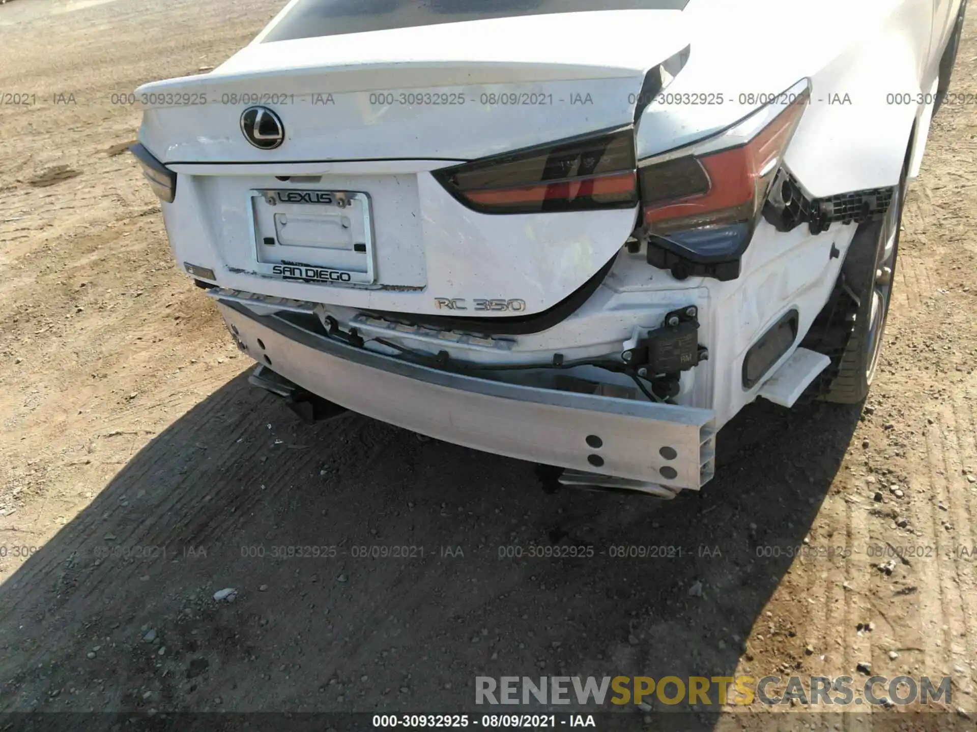 6 Photograph of a damaged car JTHHZ5BC1K5020338 LEXUS RC 2019