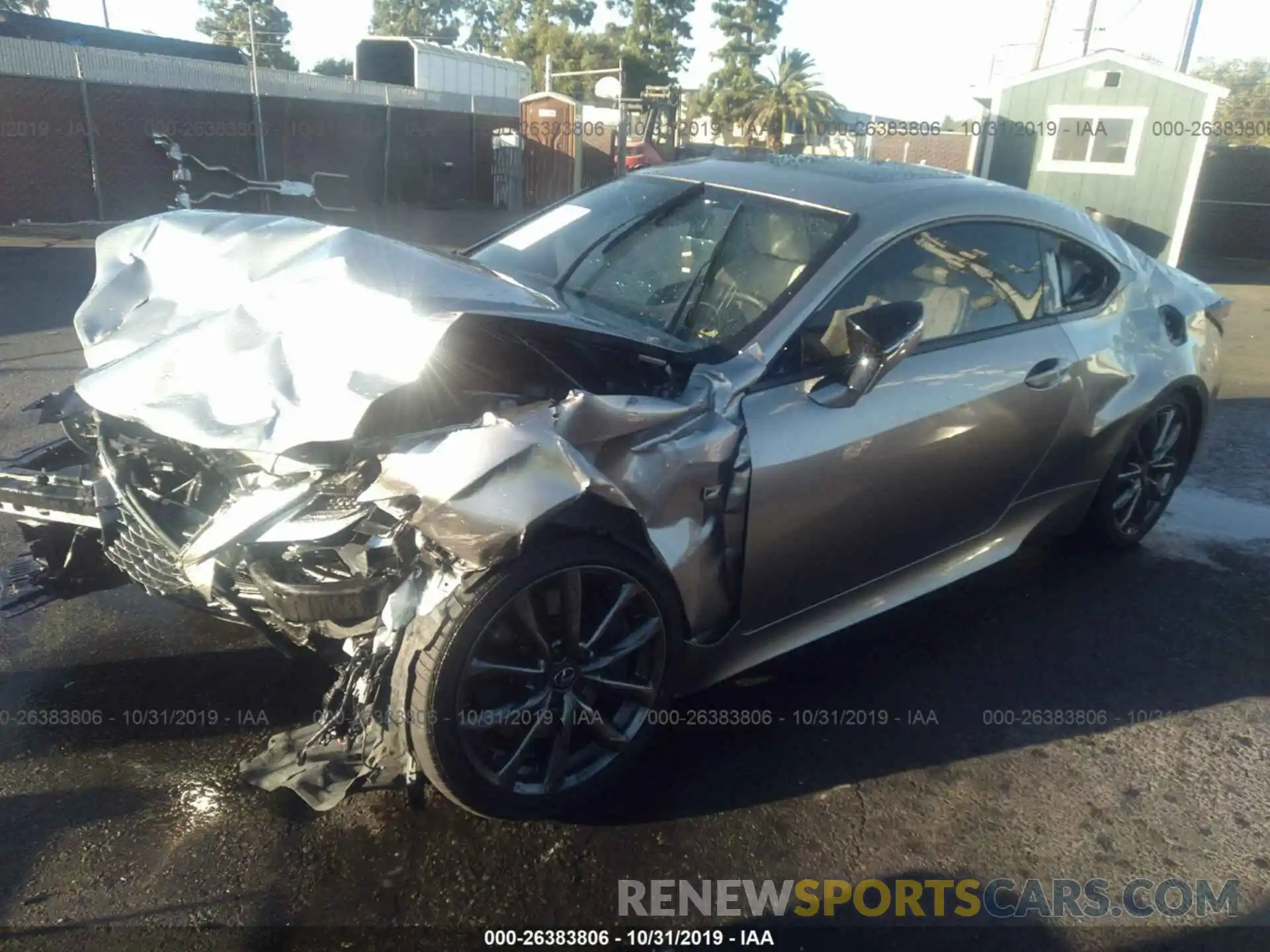 2 Photograph of a damaged car JTHHZ5BC2K5019814 LEXUS RC 2019