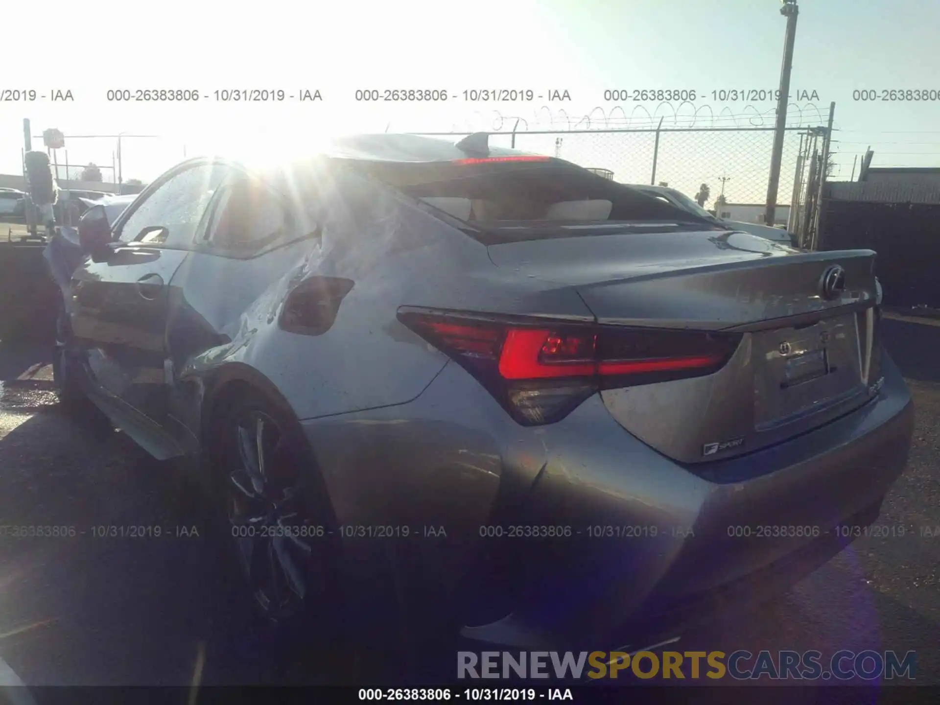 3 Photograph of a damaged car JTHHZ5BC2K5019814 LEXUS RC 2019