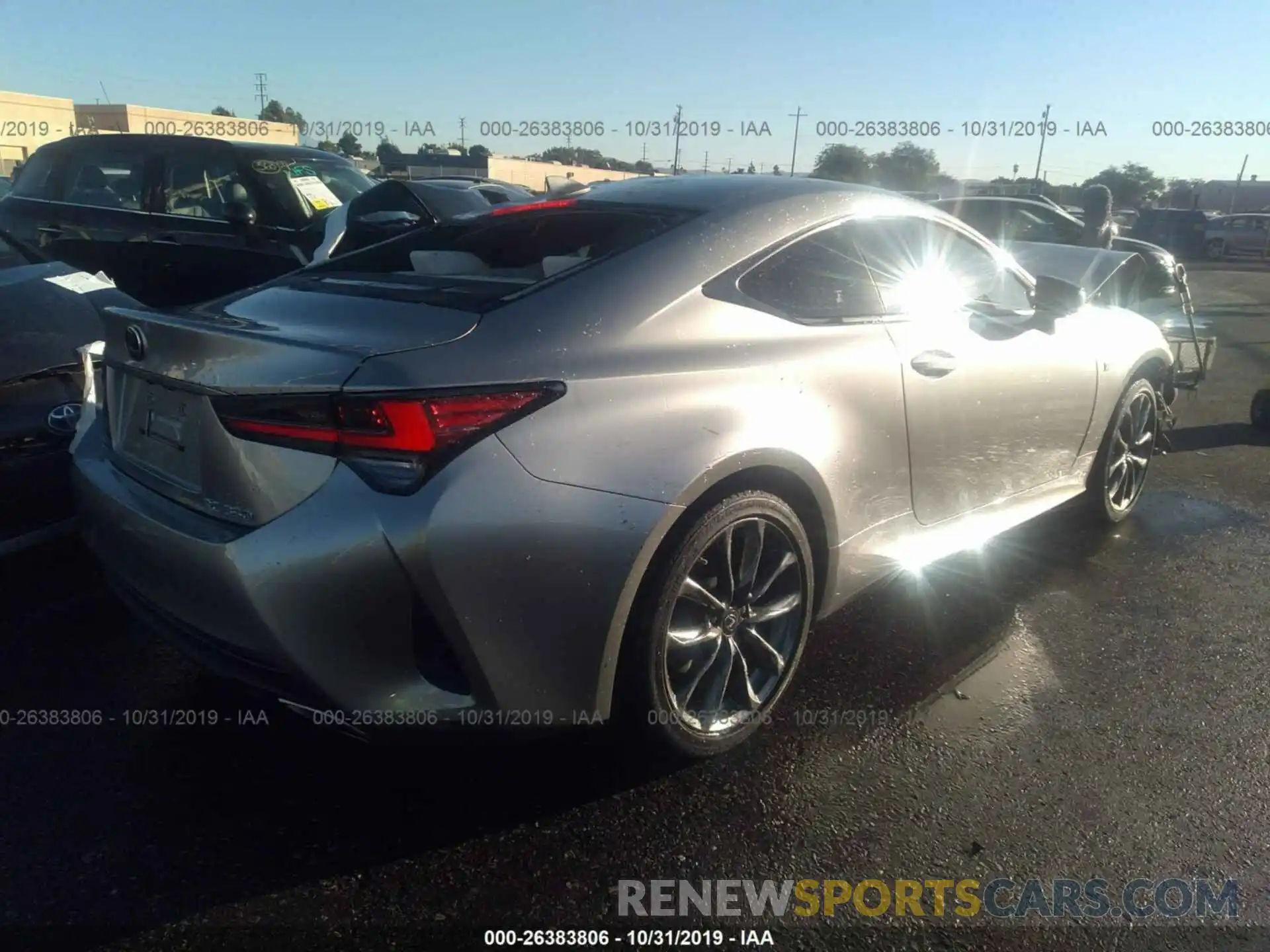 4 Photograph of a damaged car JTHHZ5BC2K5019814 LEXUS RC 2019