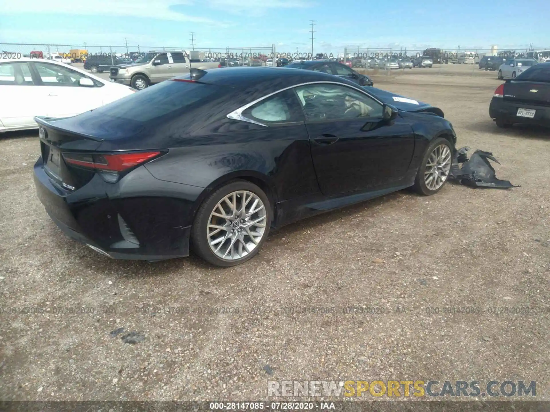 4 Photograph of a damaged car JTHHZ5BC3K5020034 LEXUS RC 2019