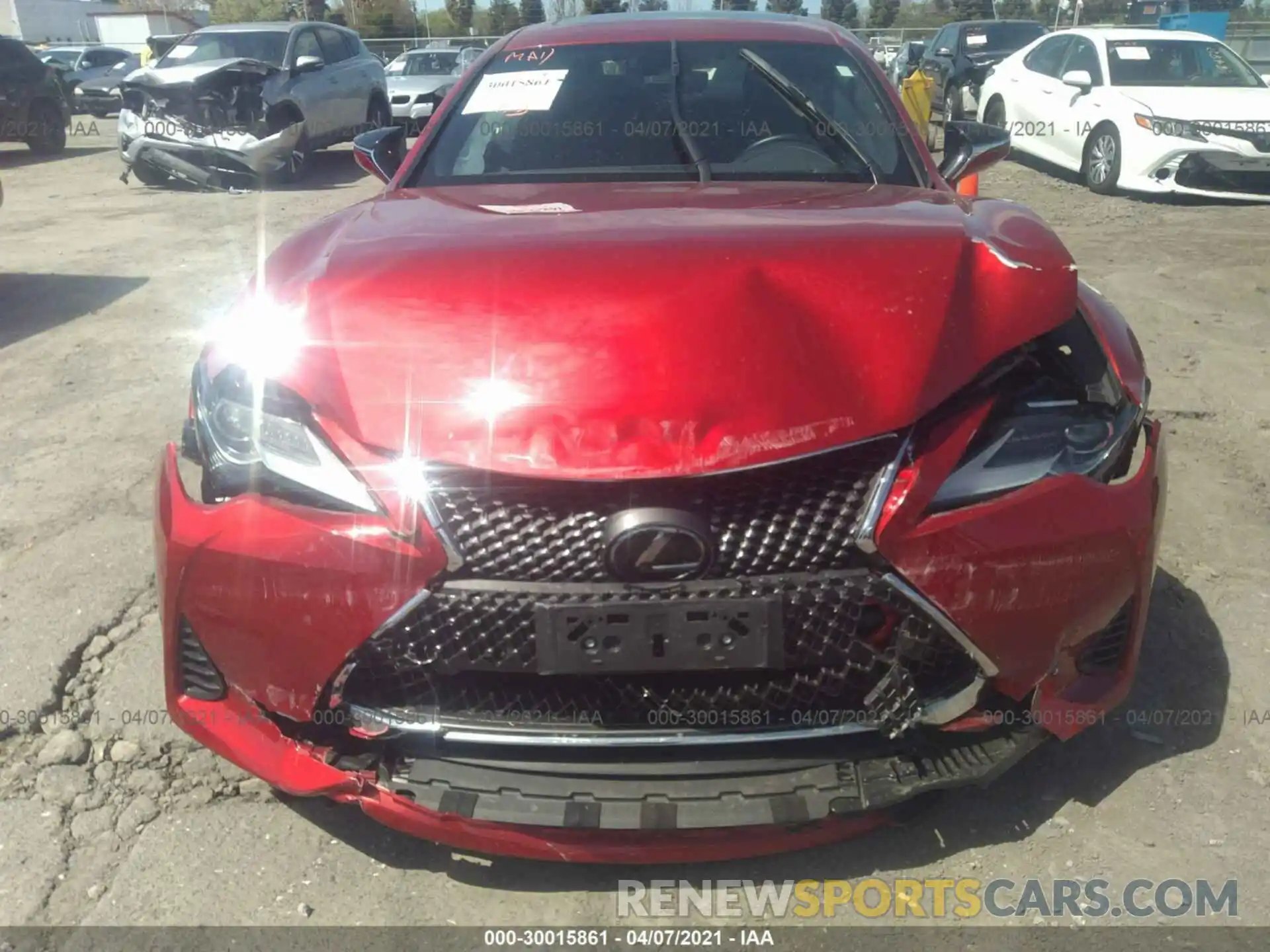 6 Photograph of a damaged car JTHHZ5BC4K5021385 LEXUS RC 2019