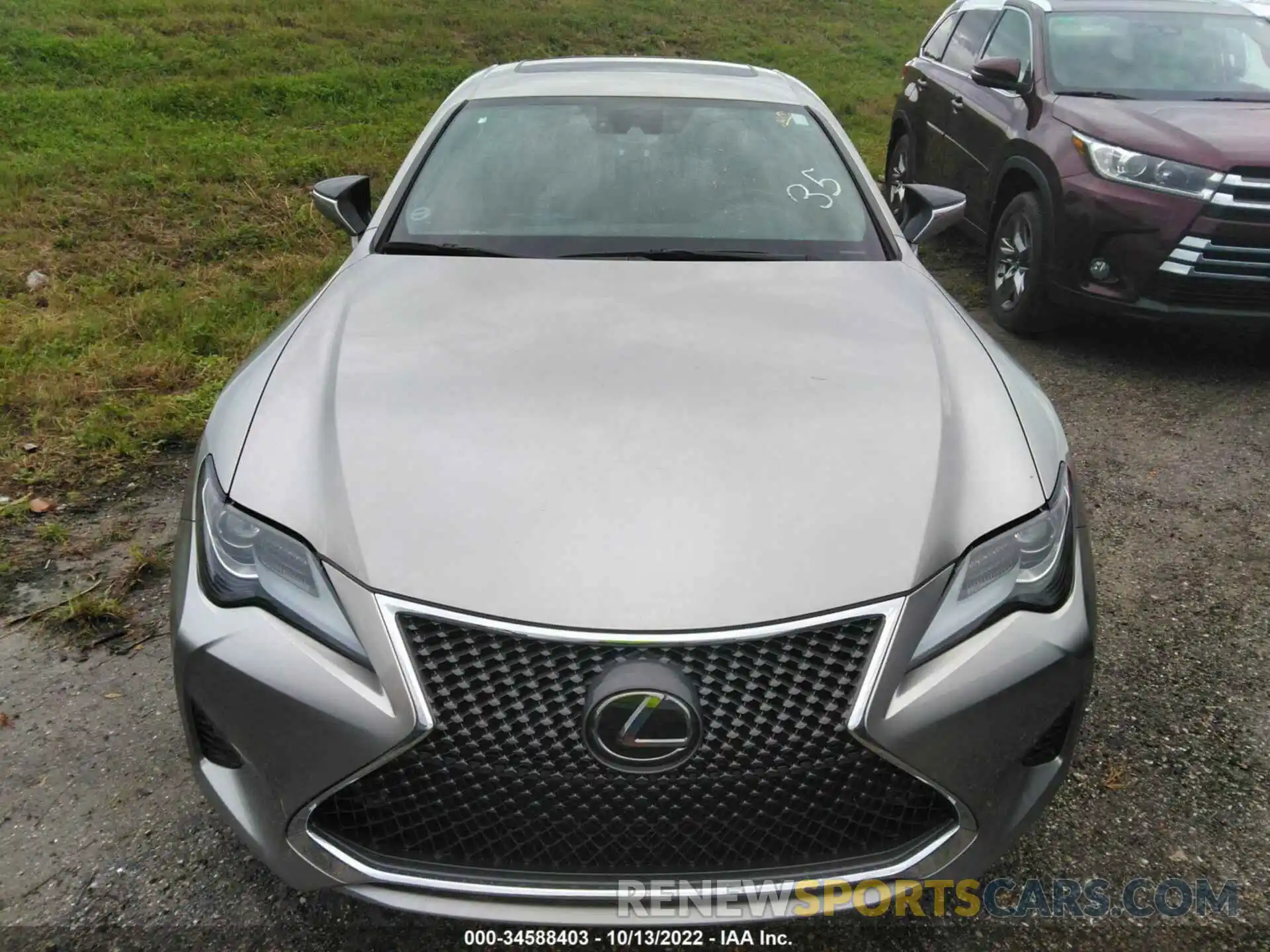 6 Photograph of a damaged car JTHHZ5BC6K5019394 LEXUS RC 2019