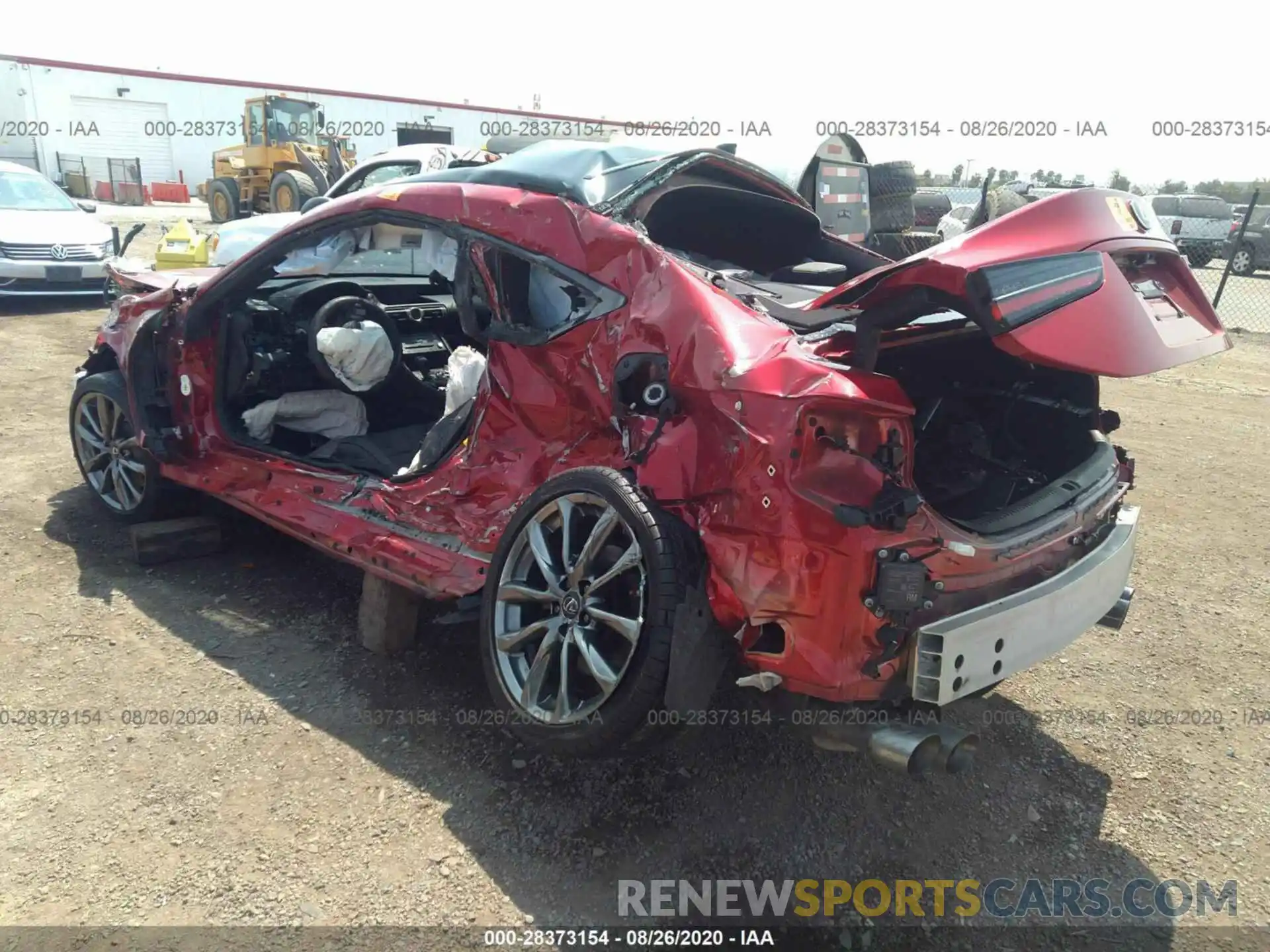 3 Photograph of a damaged car JTHHZ5BC6K5019671 LEXUS RC 2019