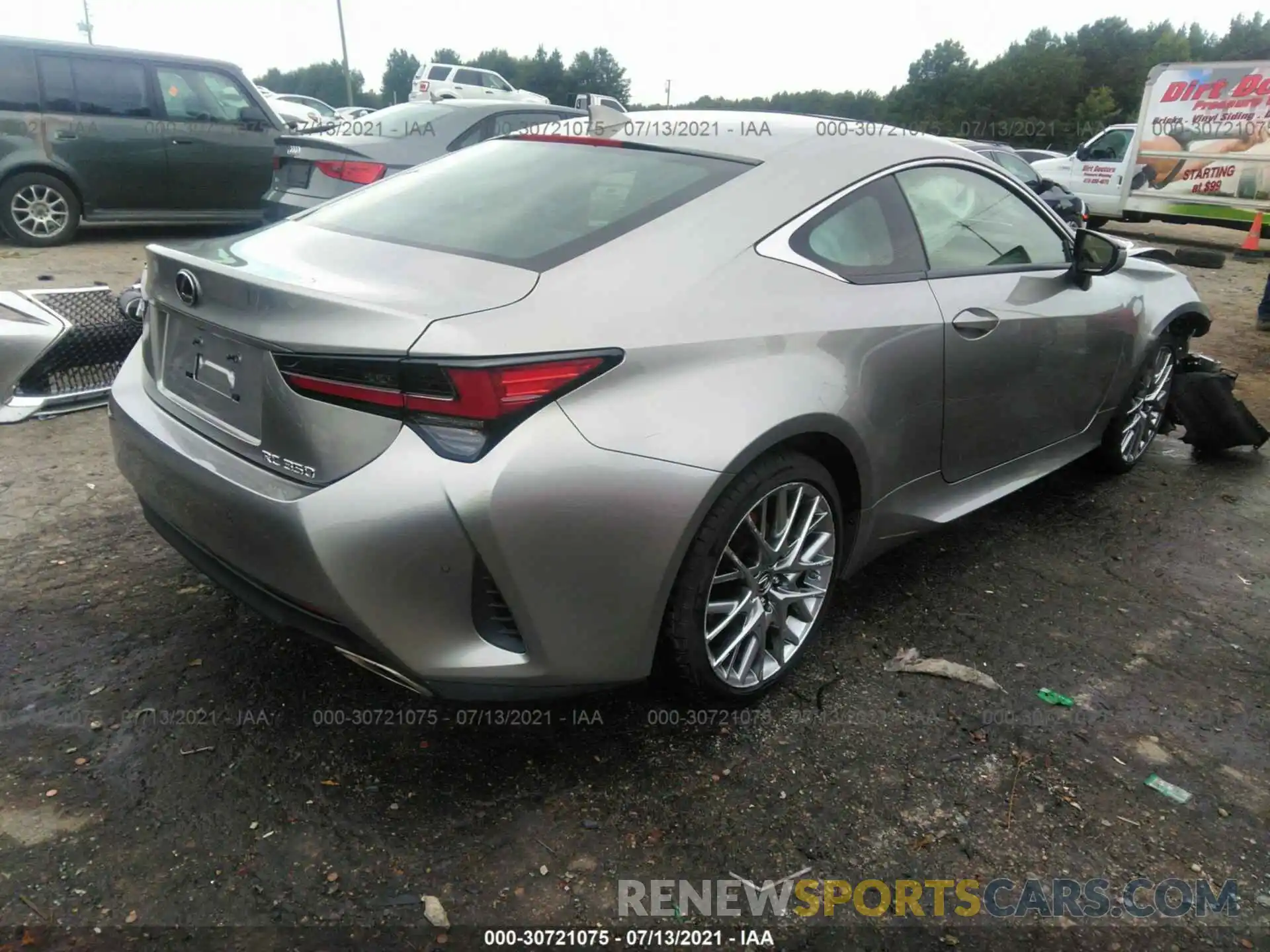 4 Photograph of a damaged car JTHHZ5BC7K5021381 LEXUS RC 2019