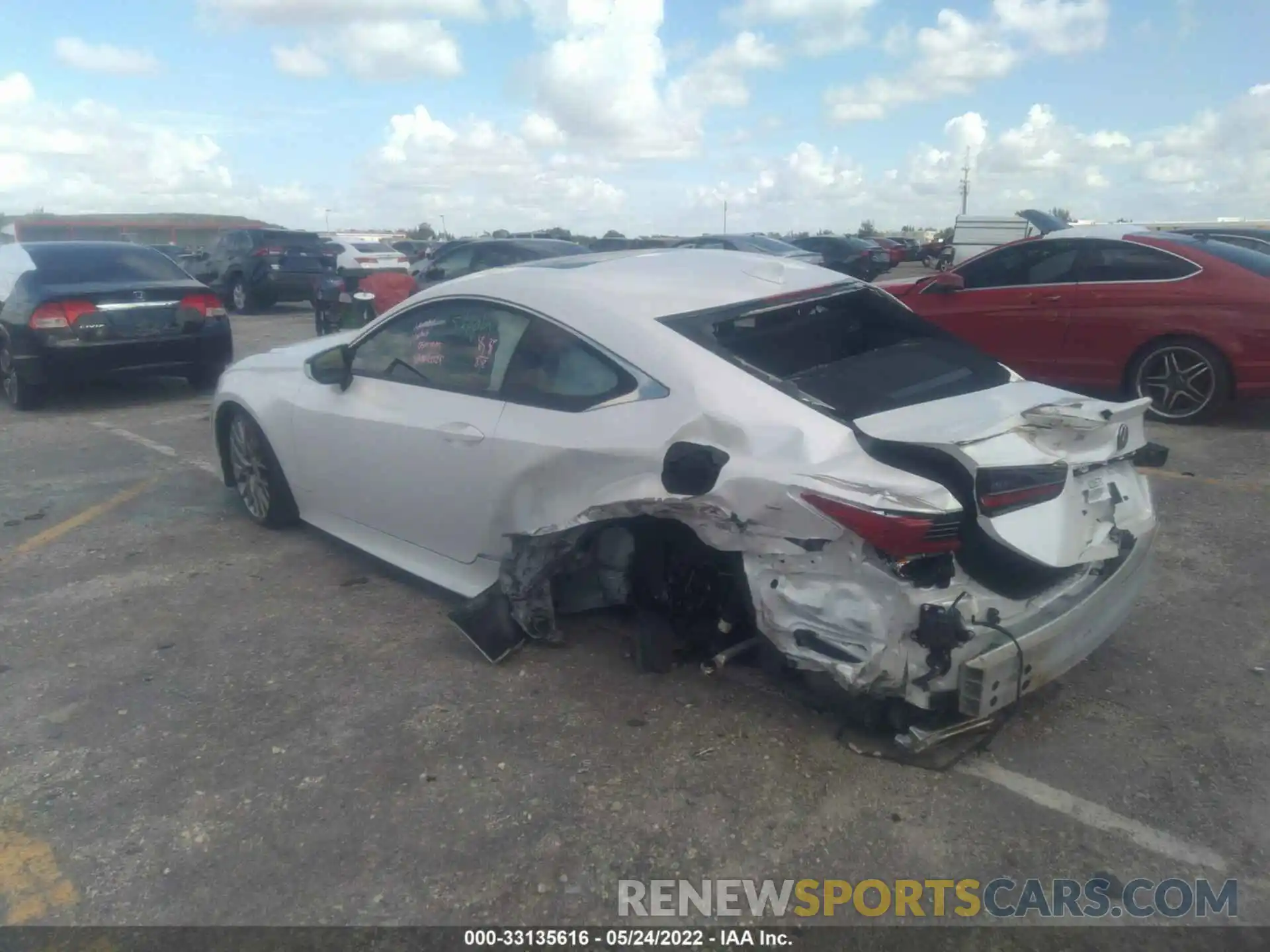 3 Photograph of a damaged car JTHHZ5BC7K5021512 LEXUS RC 2019