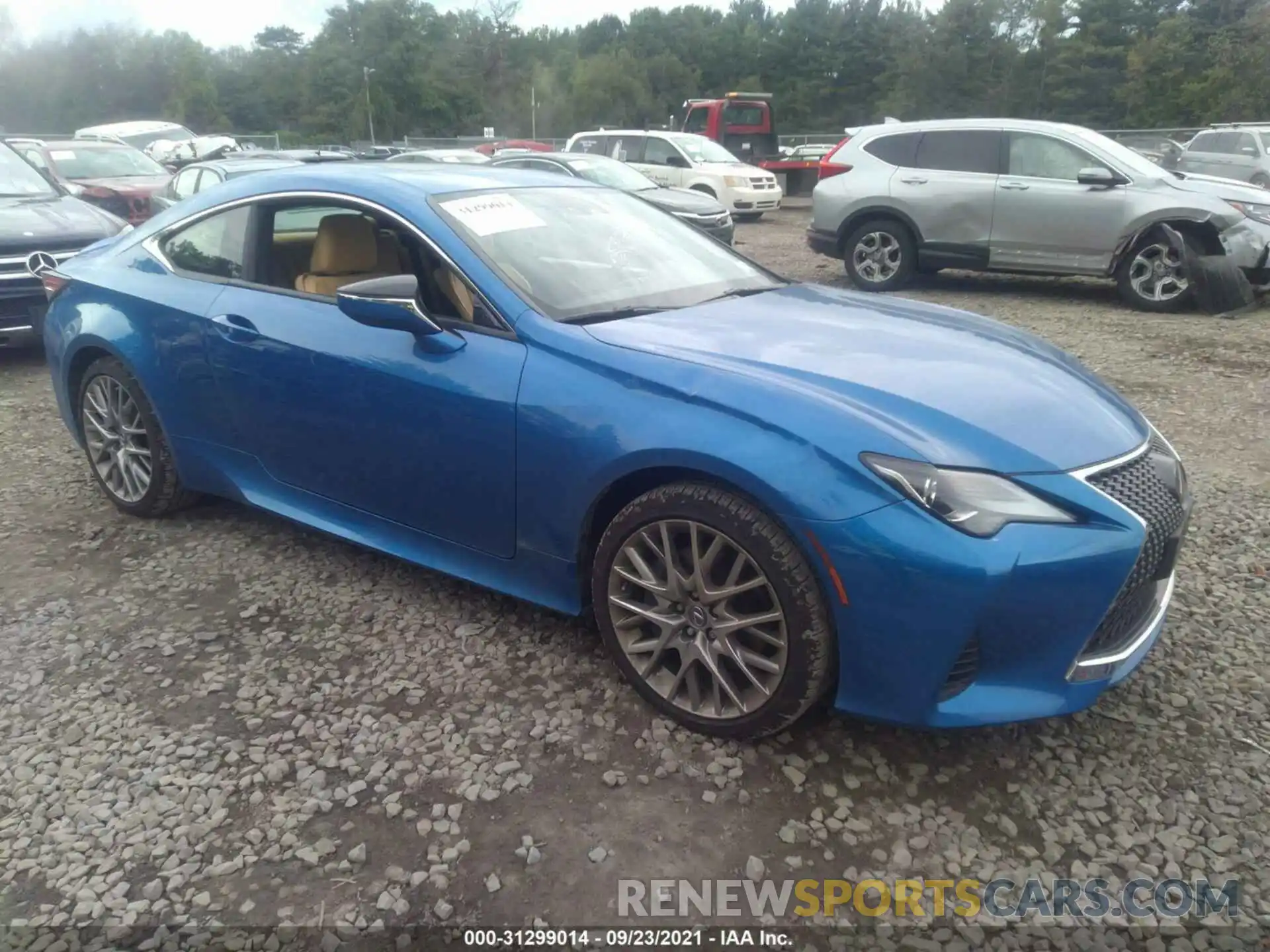 1 Photograph of a damaged car JTHS85BC1K5004729 LEXUS RC 2019