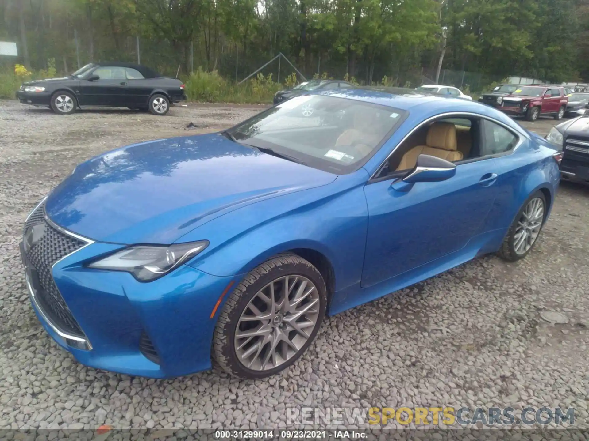 2 Фотография поврежденного автомобиля JTHS85BC1K5004729 LEXUS RC 2019