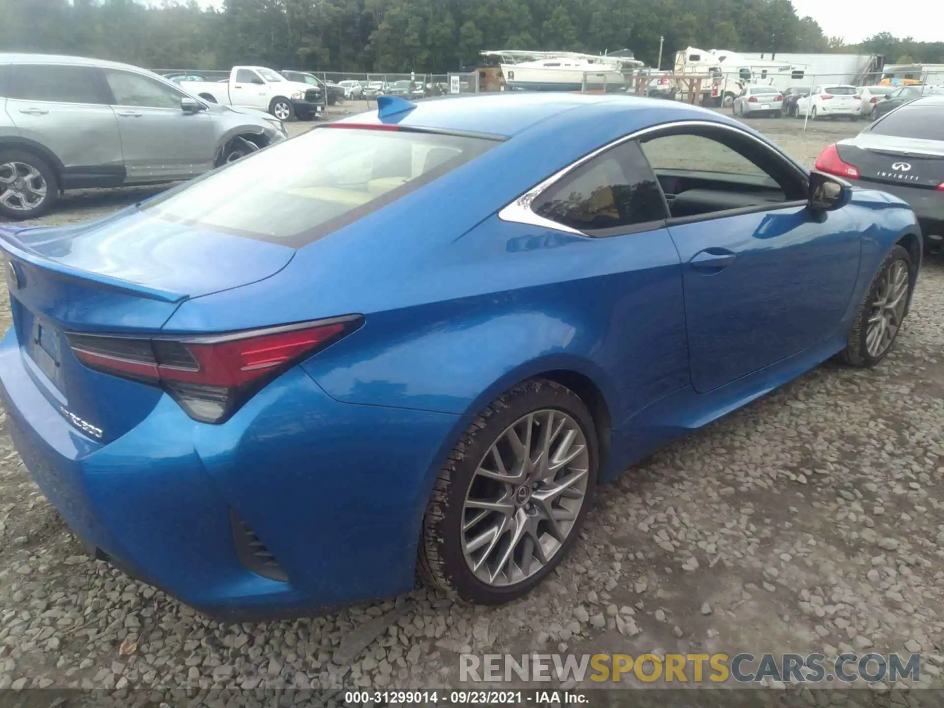 4 Фотография поврежденного автомобиля JTHS85BC1K5004729 LEXUS RC 2019