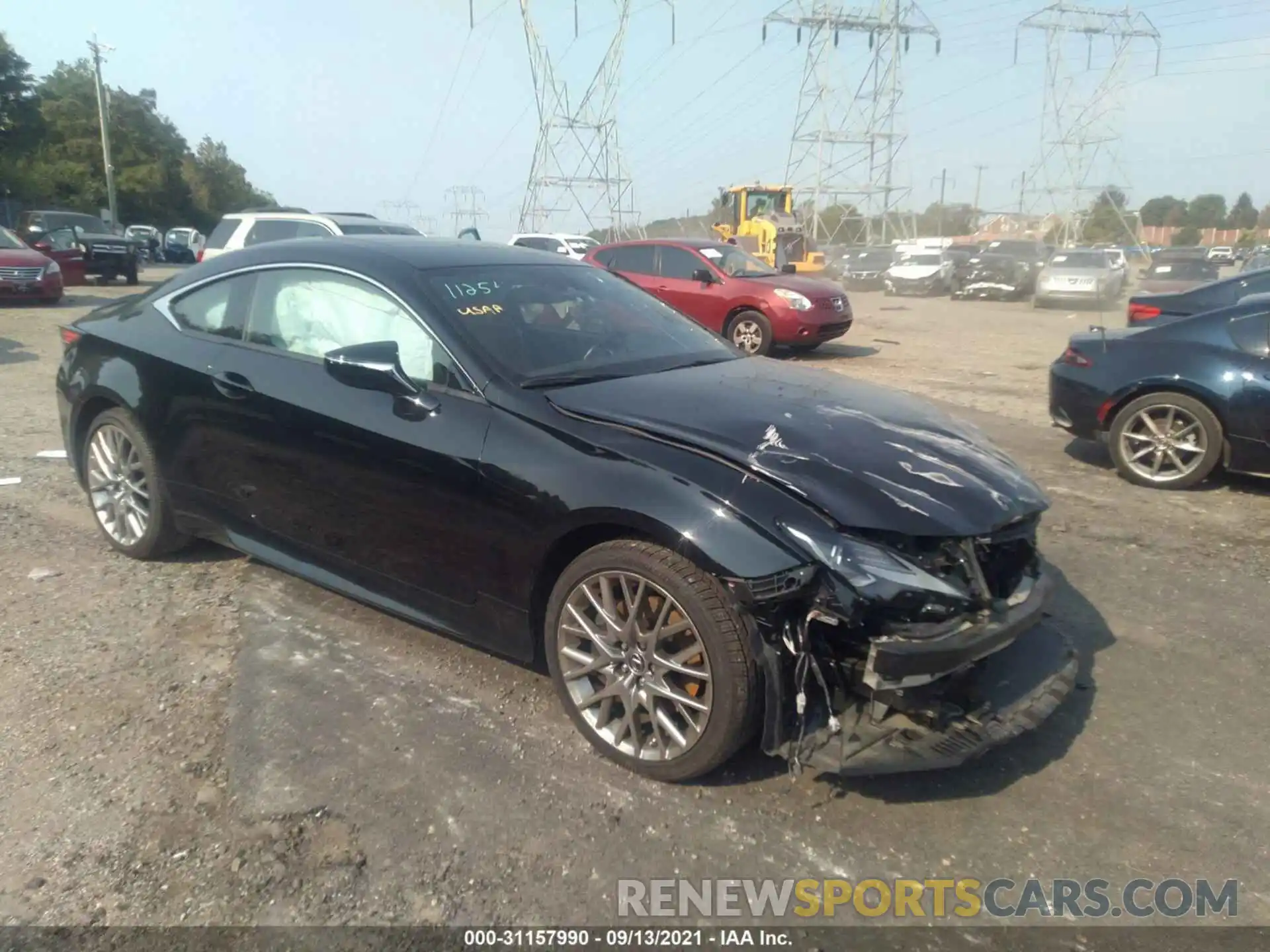 1 Photograph of a damaged car JTHS85BC1K5005184 LEXUS RC 2019