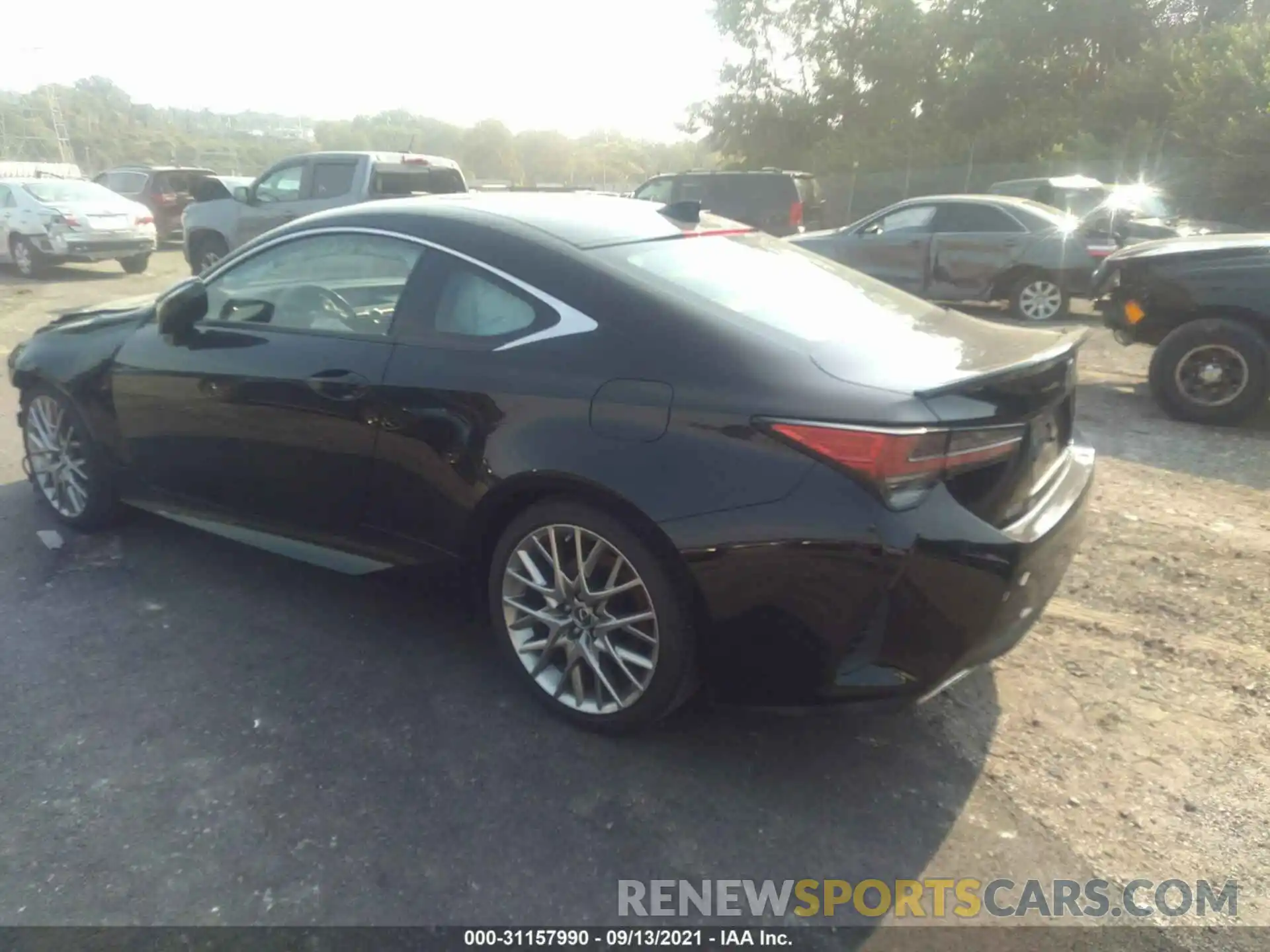 3 Photograph of a damaged car JTHS85BC1K5005184 LEXUS RC 2019