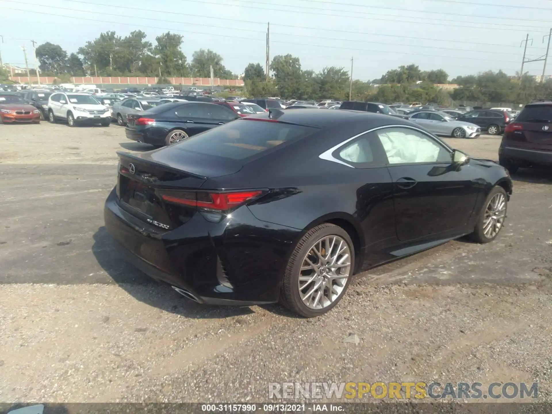 4 Photograph of a damaged car JTHS85BC1K5005184 LEXUS RC 2019