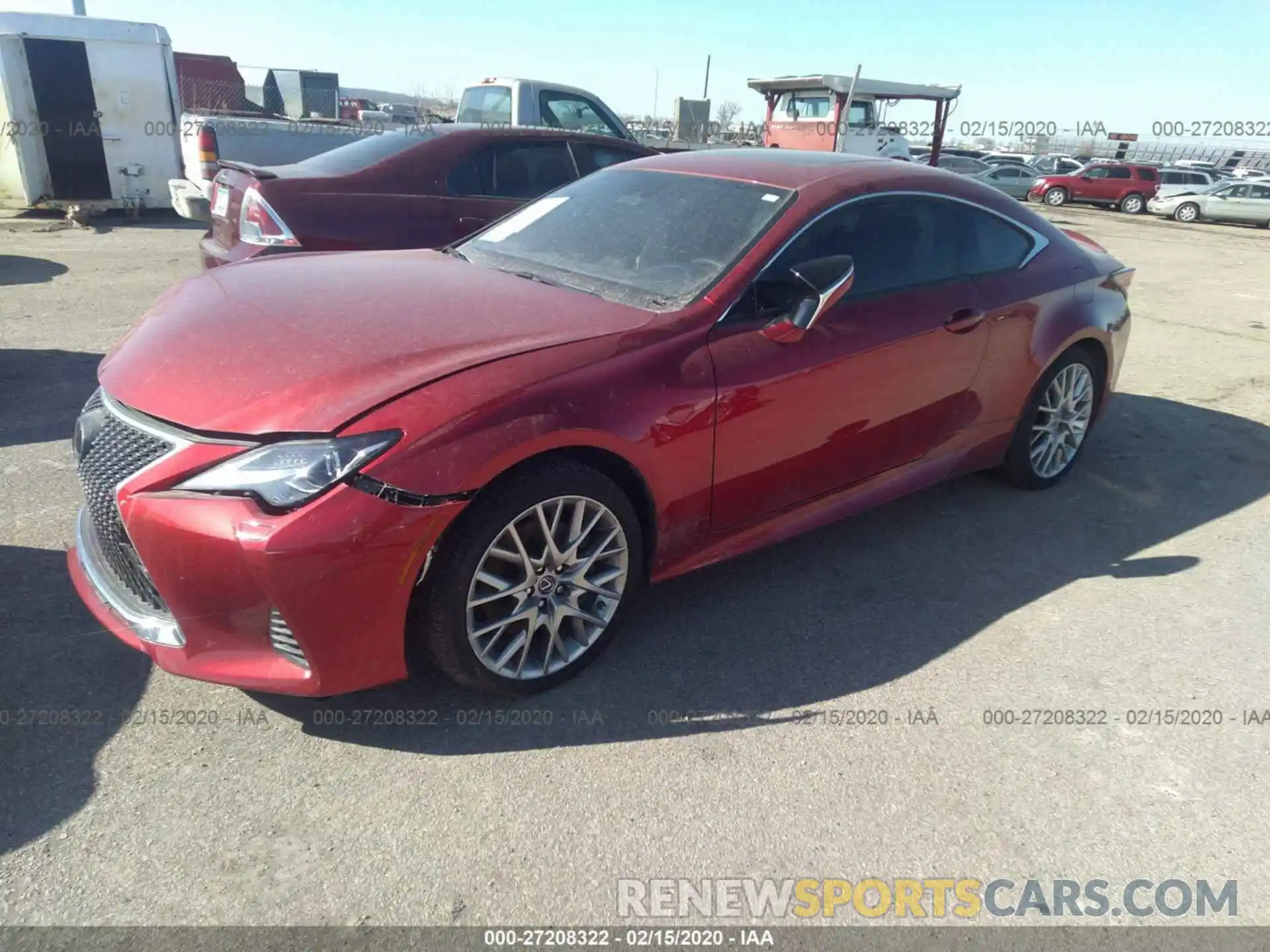 2 Photograph of a damaged car JTHS85BC6K5004788 LEXUS RC 2019