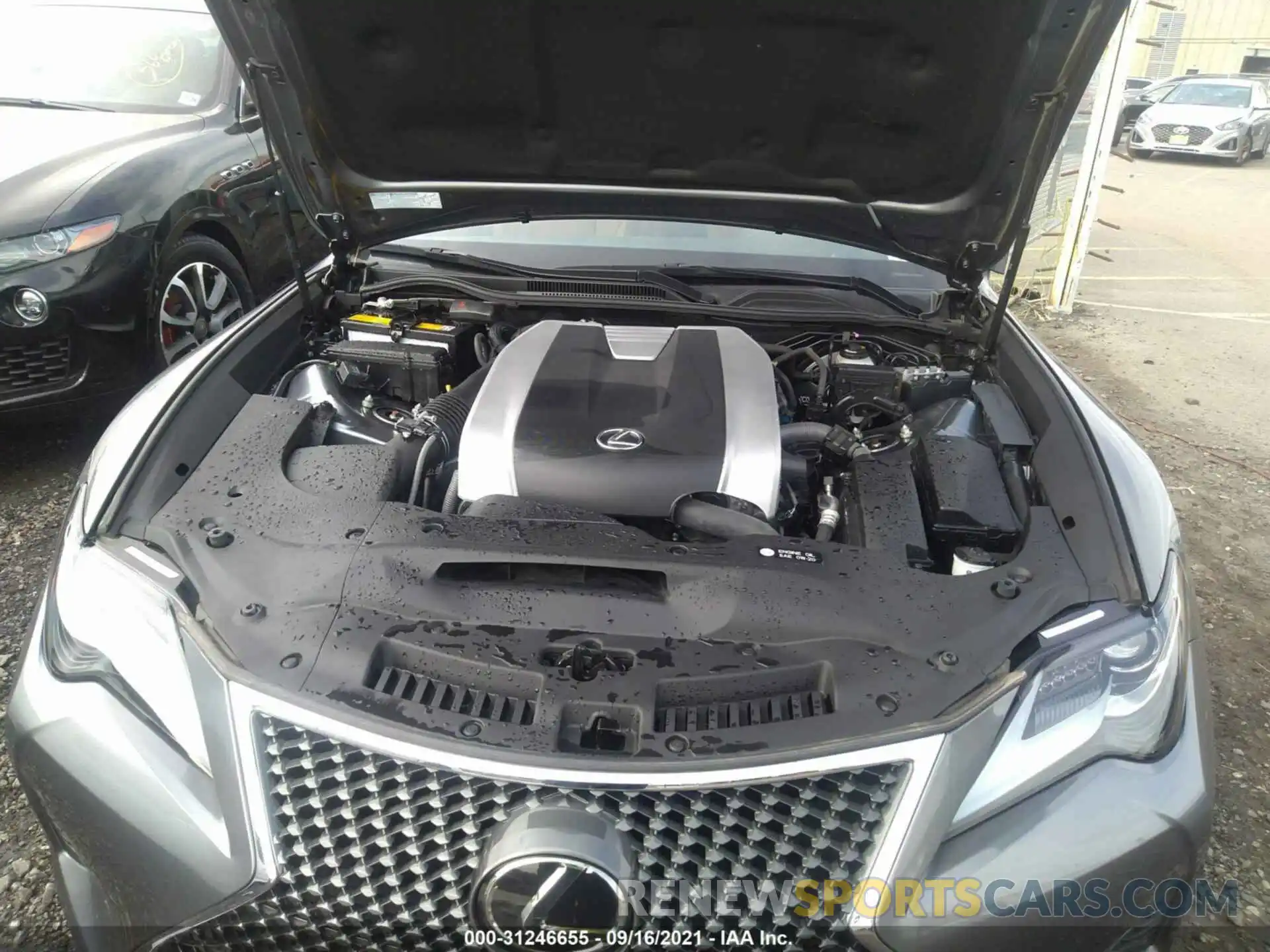 10 Фотография поврежденного автомобиля JTHS85BC8K5004744 LEXUS RC 2019