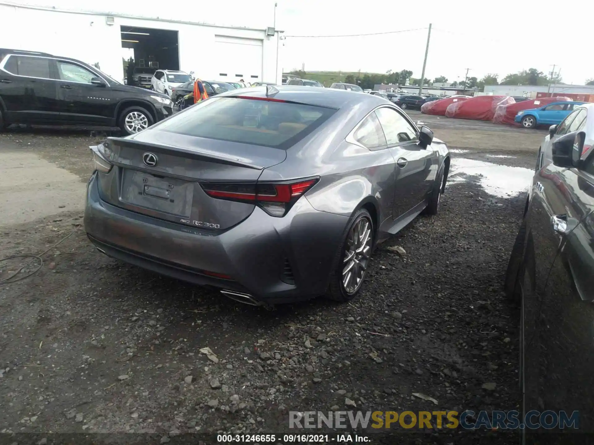 4 Фотография поврежденного автомобиля JTHS85BC8K5004744 LEXUS RC 2019