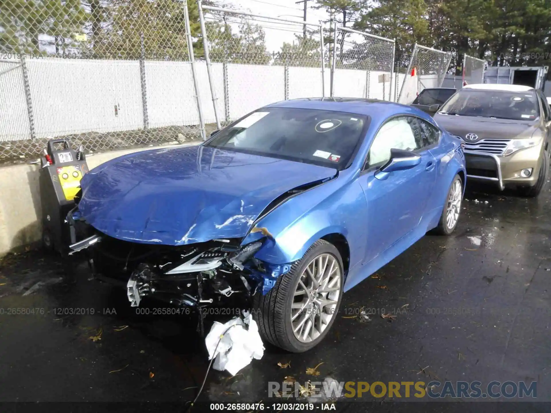 2 Photograph of a damaged car JTHS85BCXK5004809 LEXUS RC 2019