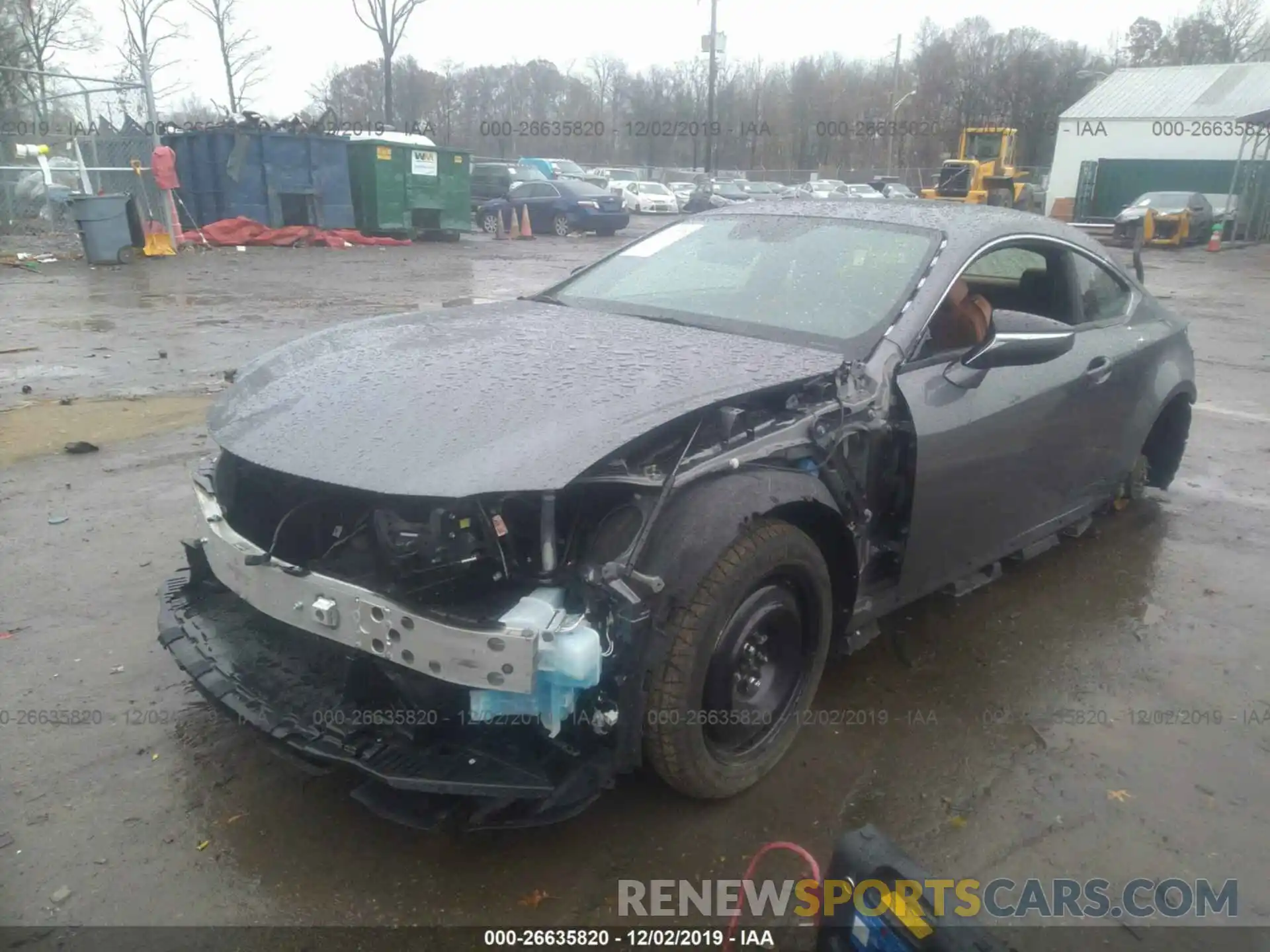 2 Photograph of a damaged car JTHS85BCXK5005085 LEXUS RC 2019