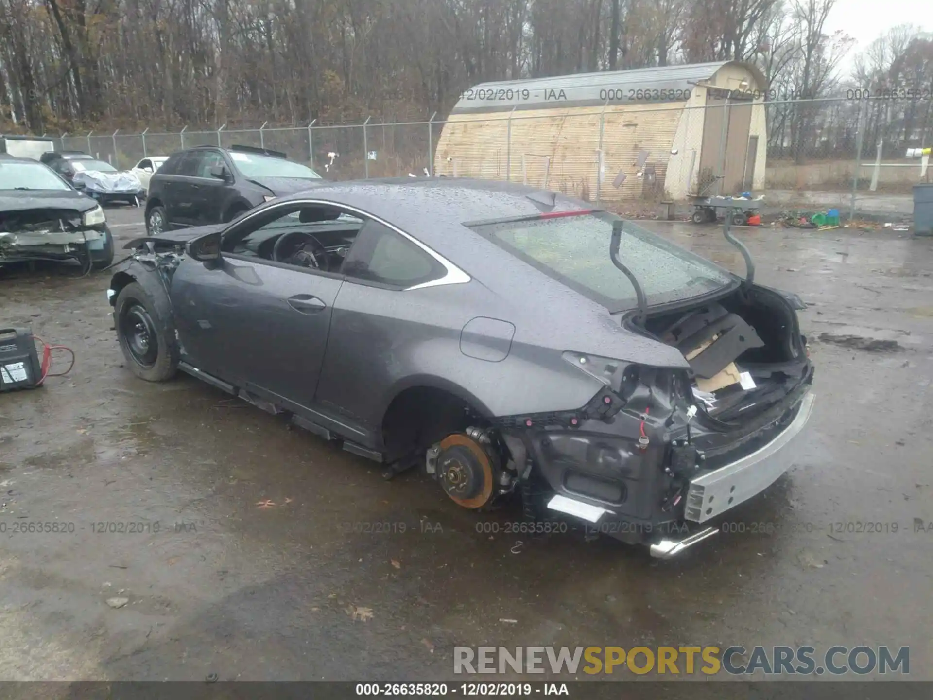 3 Photograph of a damaged car JTHS85BCXK5005085 LEXUS RC 2019