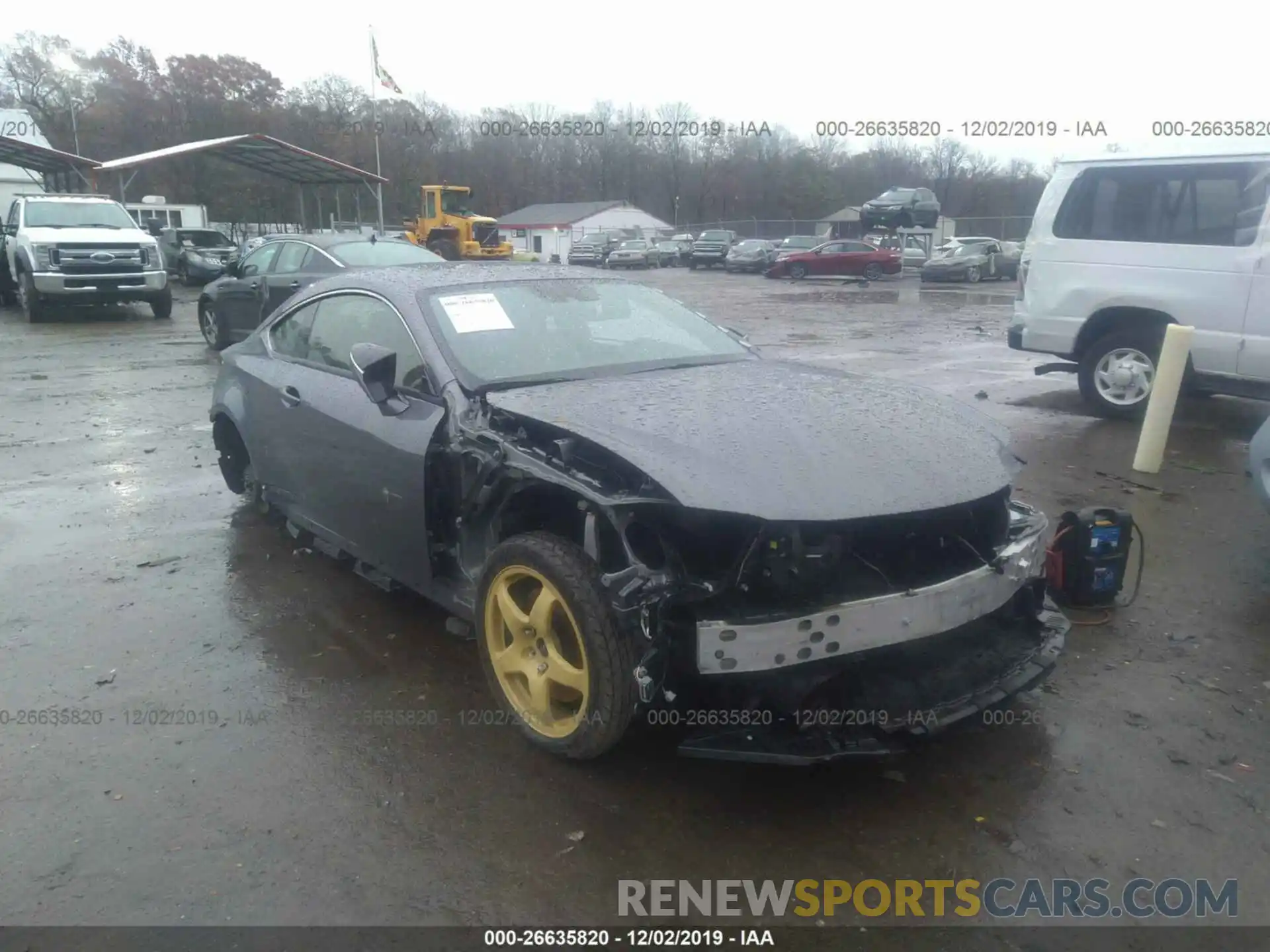 6 Photograph of a damaged car JTHS85BCXK5005085 LEXUS RC 2019