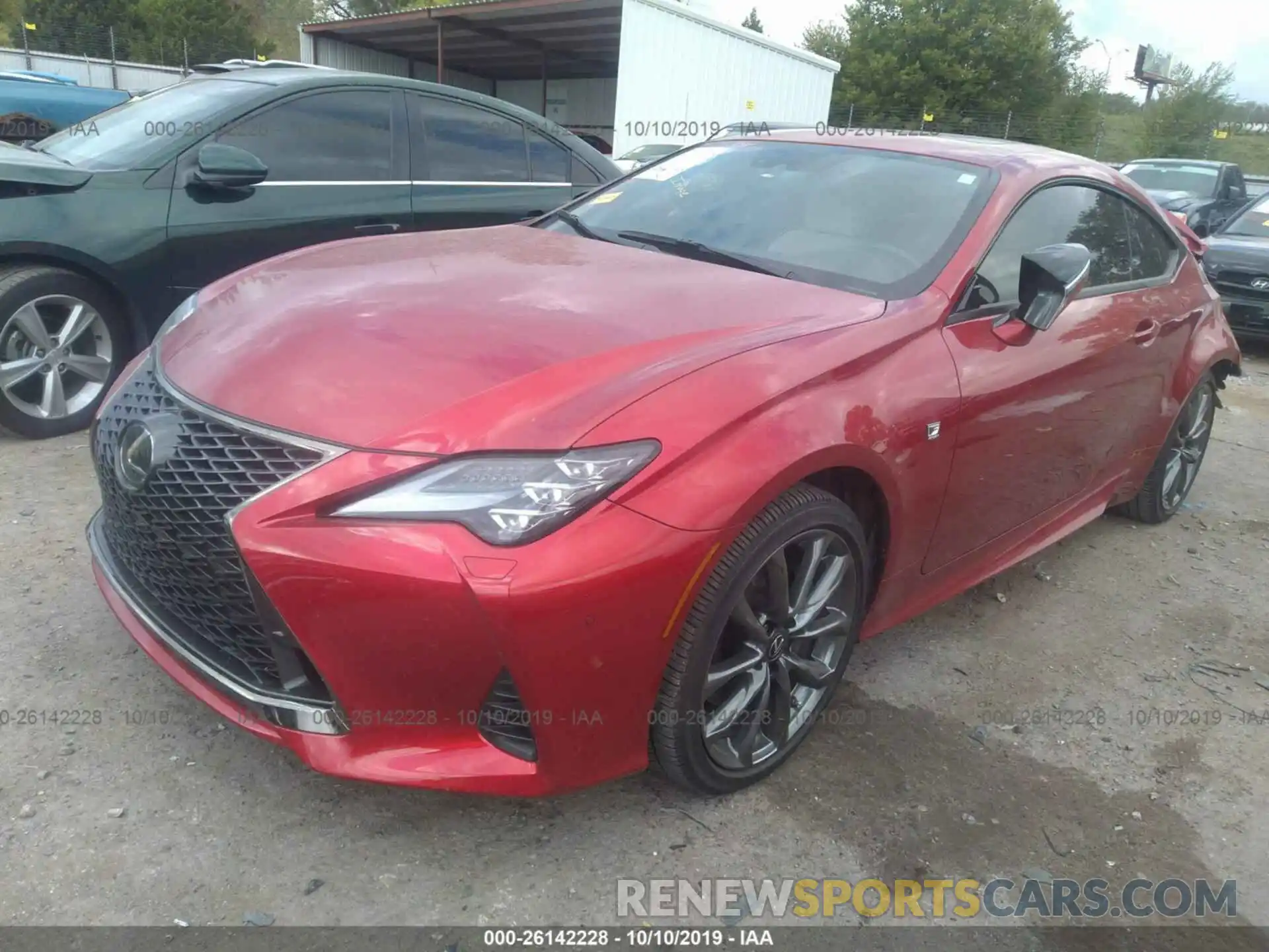 2 Photograph of a damaged car JTHSZ5BC4K5009307 LEXUS RC 2019