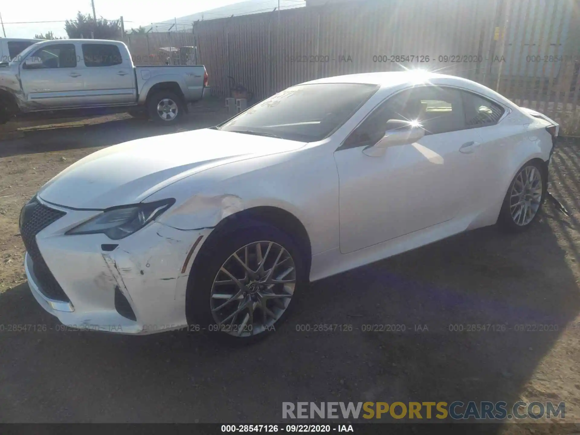 2 Photograph of a damaged car JTHSZ5BC8K5009553 LEXUS RC 2019