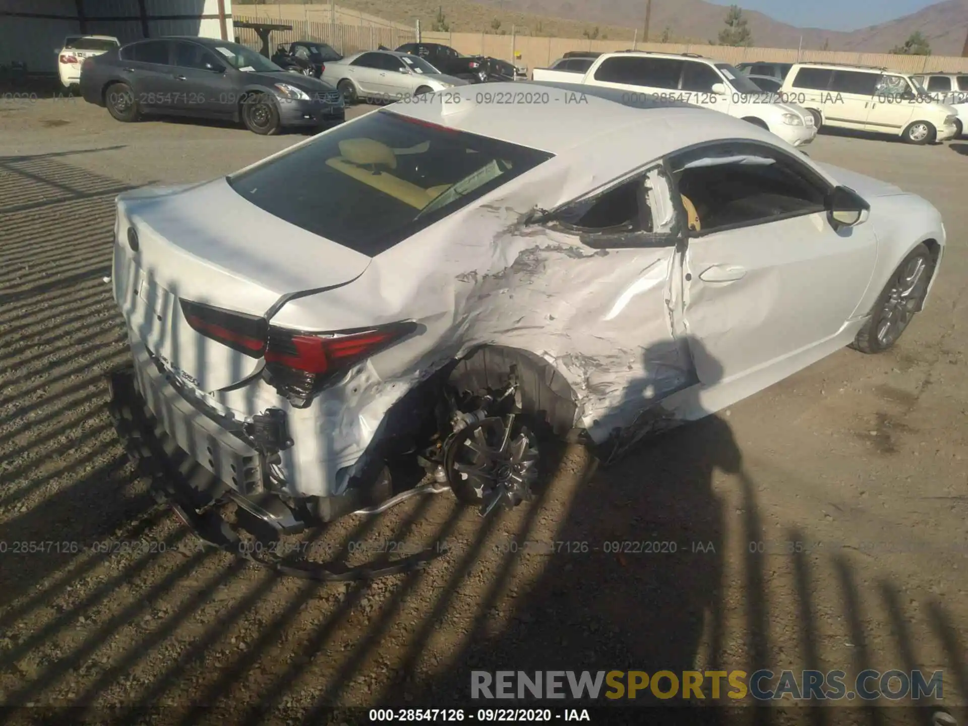 4 Photograph of a damaged car JTHSZ5BC8K5009553 LEXUS RC 2019