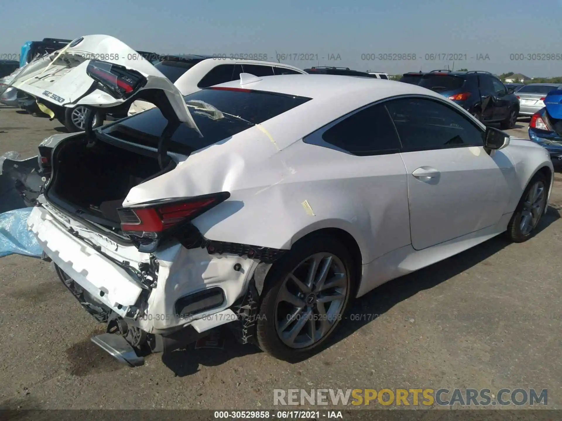 4 Photograph of a damaged car JTHAA5BC6L5010902 LEXUS RC 2020