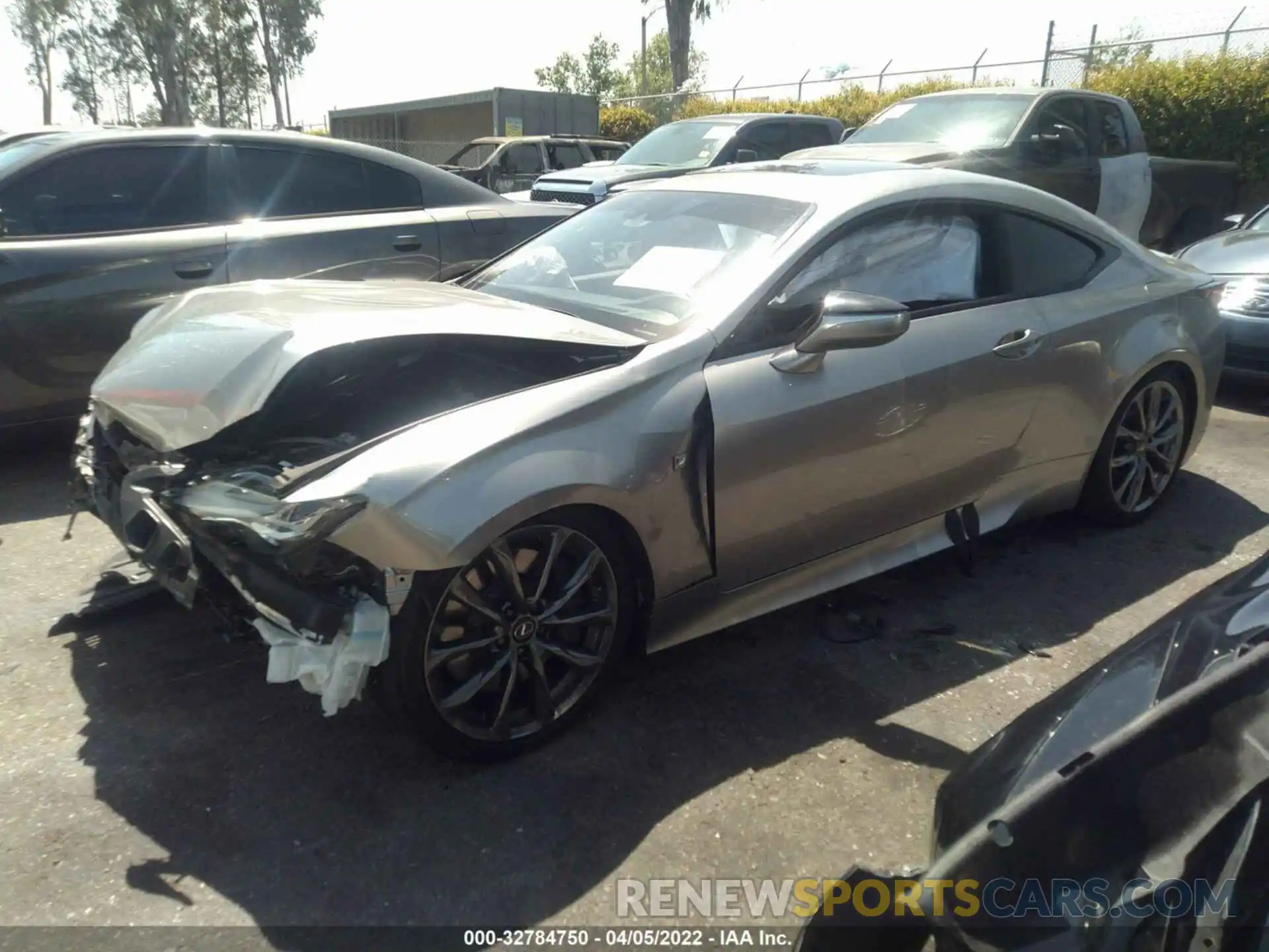 2 Photograph of a damaged car JTHGZ5BC0L5022904 LEXUS RC 2020