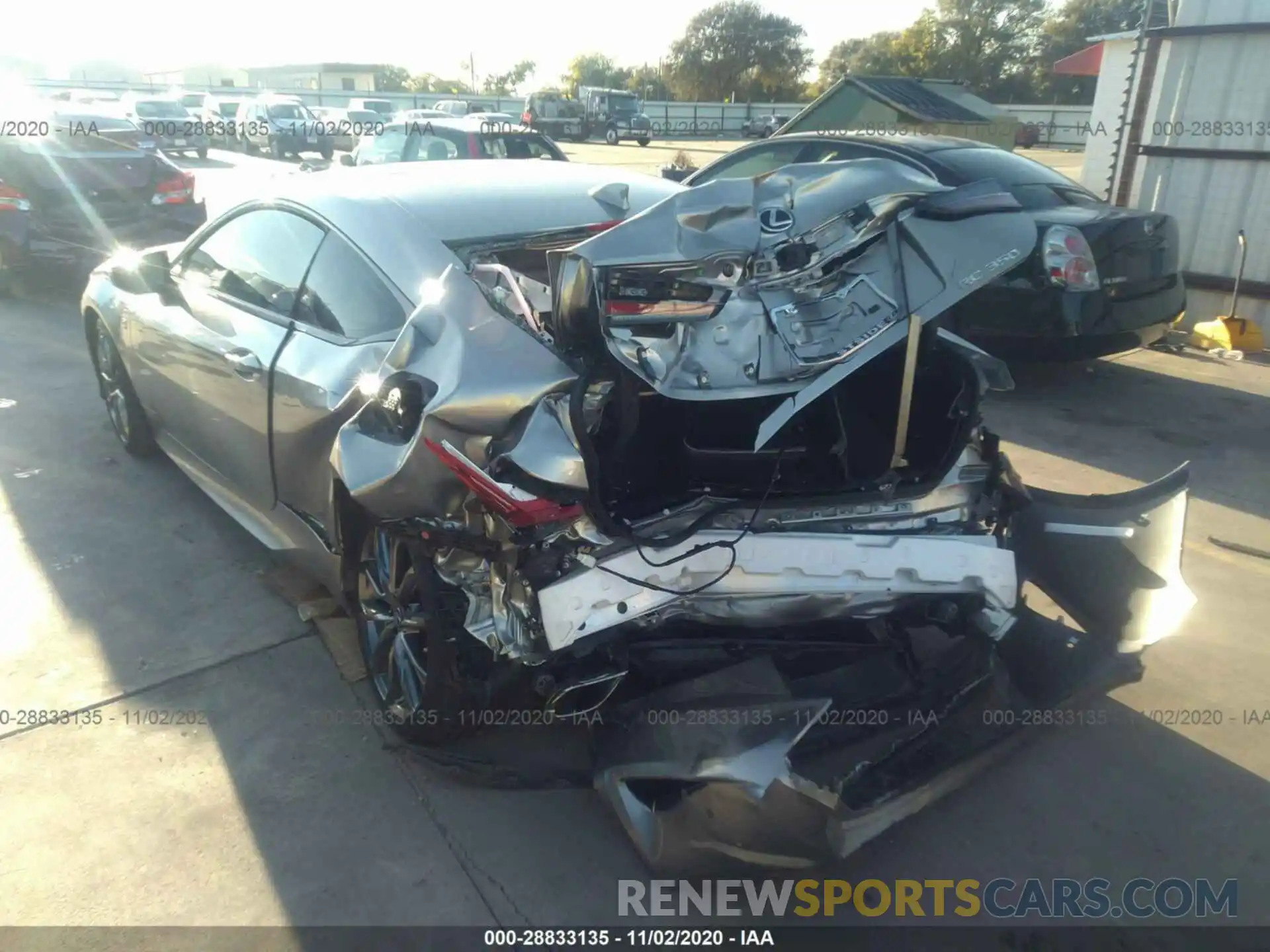 3 Photograph of a damaged car JTHGZ5BC1L5022233 LEXUS RC 2020